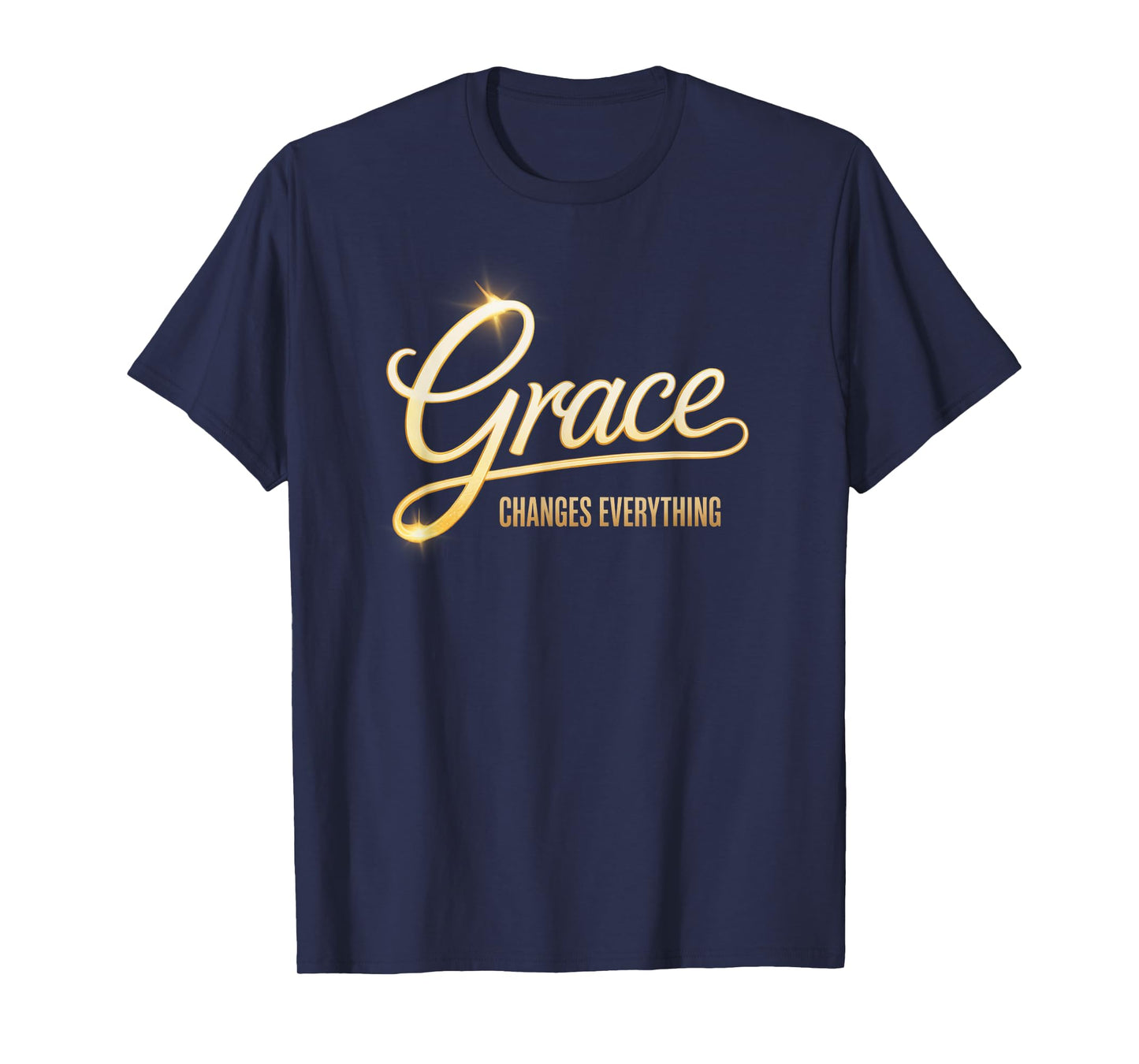 Grace Changes Everything Christian Faith Design T-Shirt