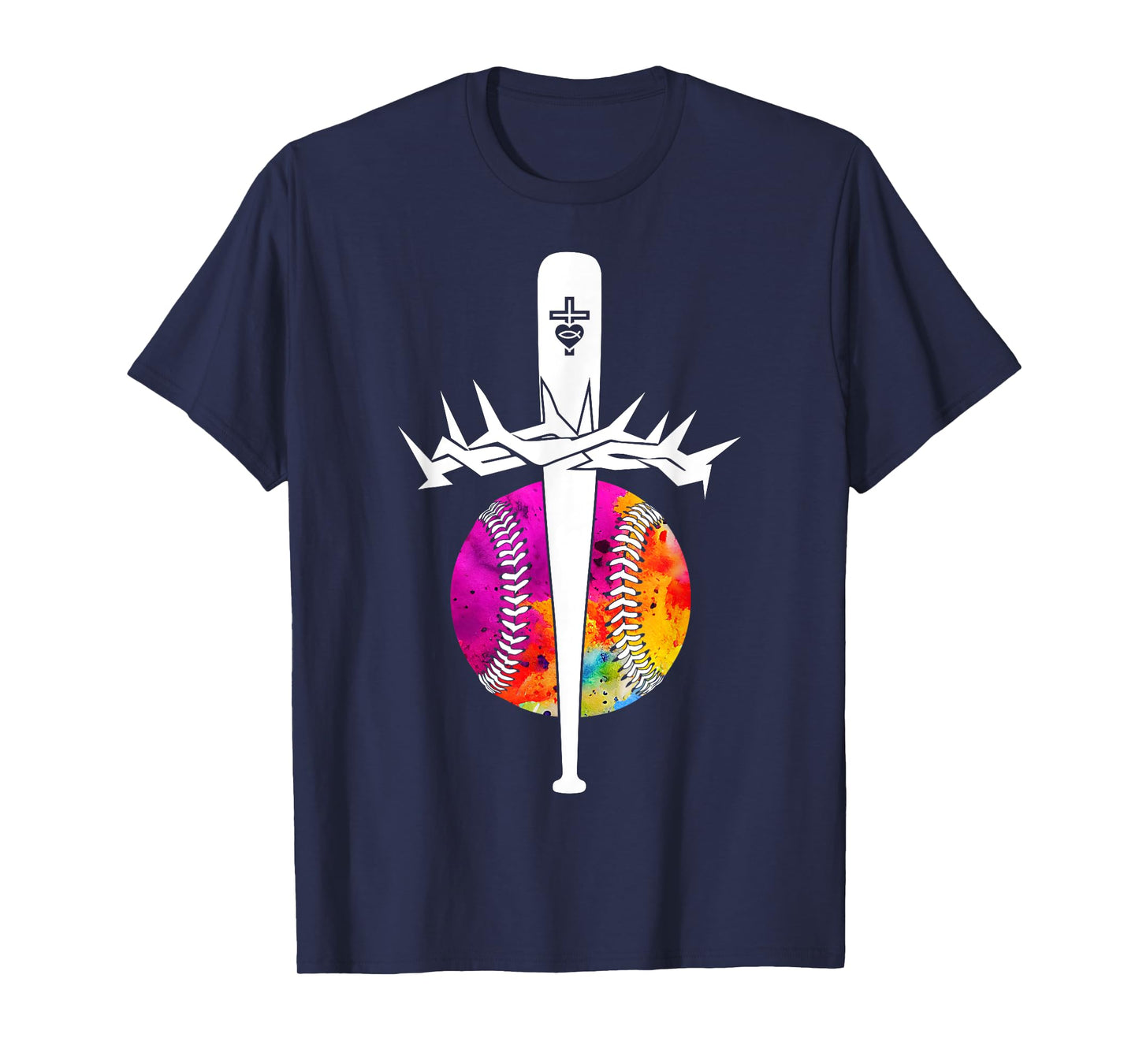 Religious Jesus Baseball Christian GOD Baseball T-Shirt