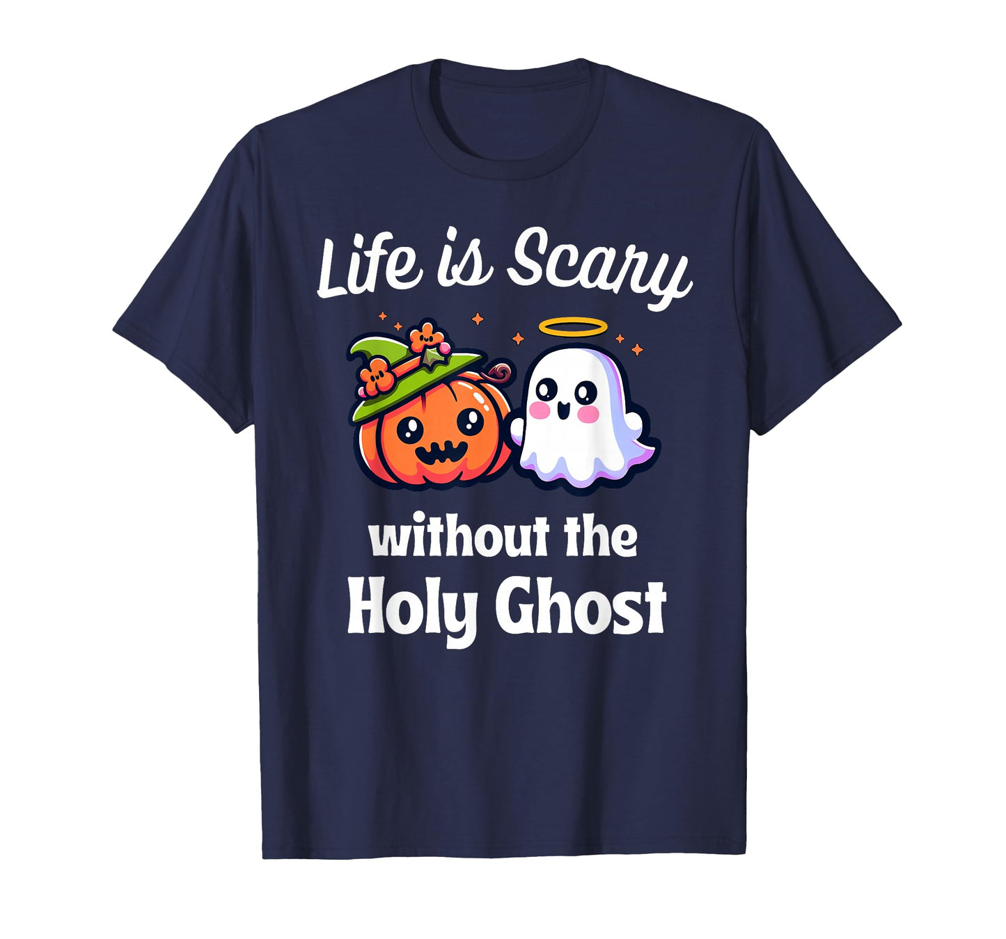 Funny Holy Ghost Christian Halloween Jesus Costume Kids Mom T-Shirt