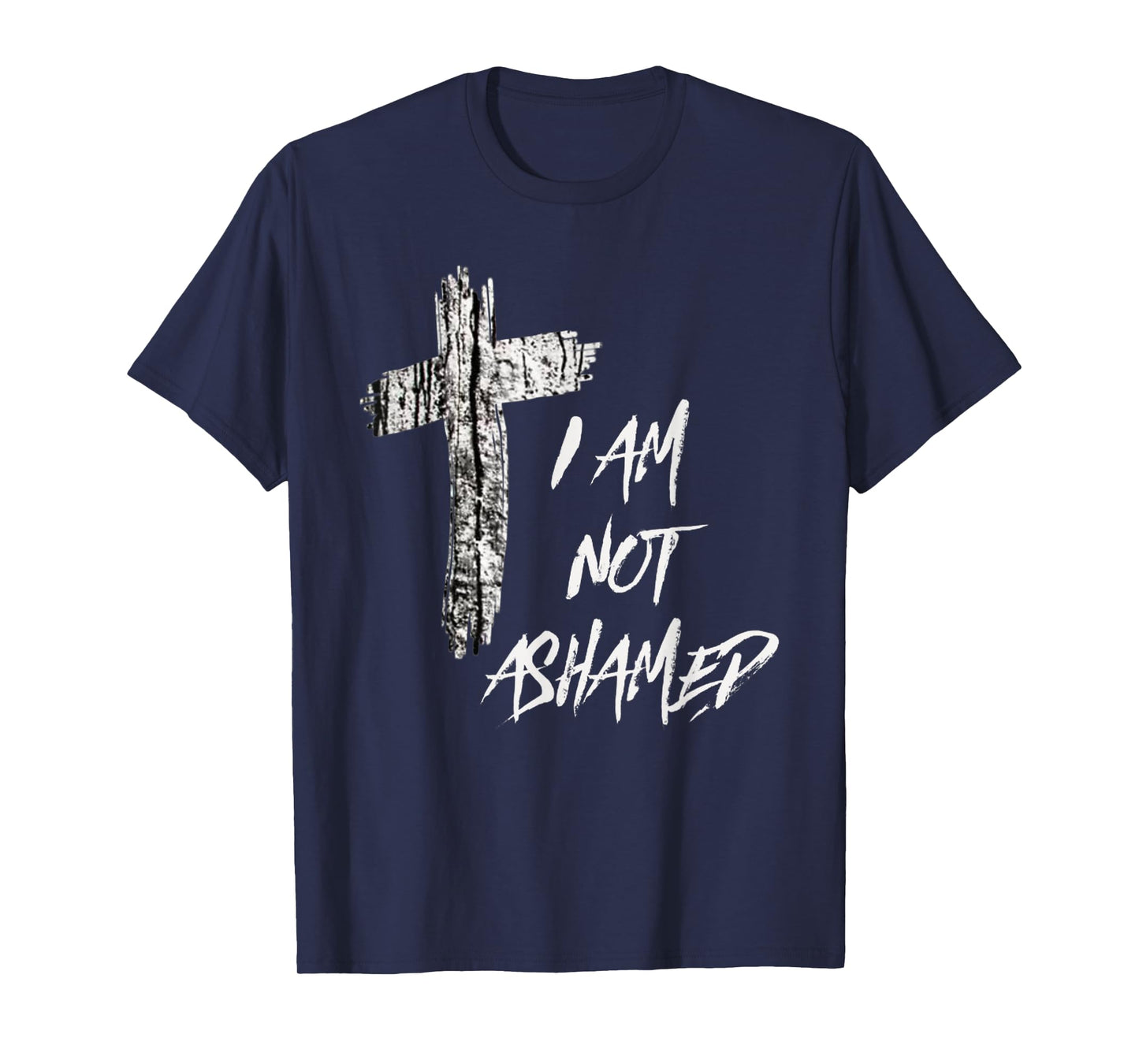 Vintage I Am Not Ashamed Cross Christian Collection T-Shirt