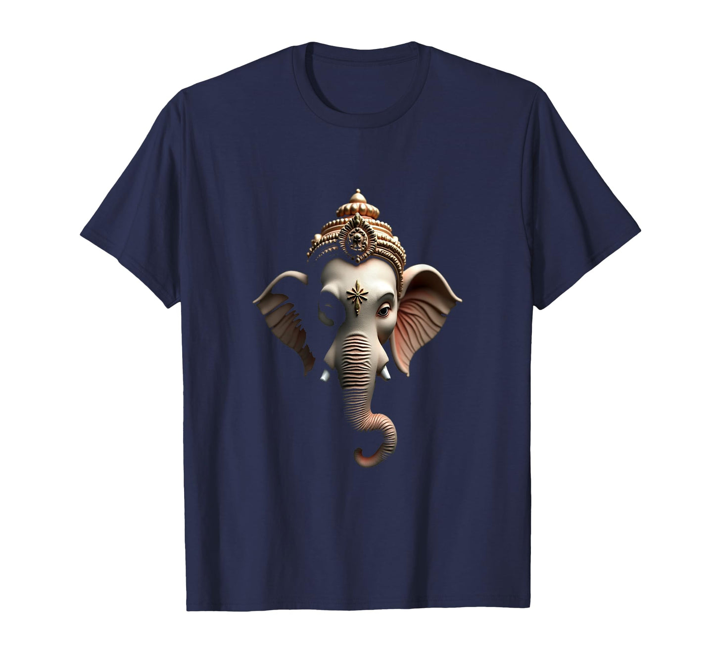 Ganesha Head Hindu God Art T-Shirt