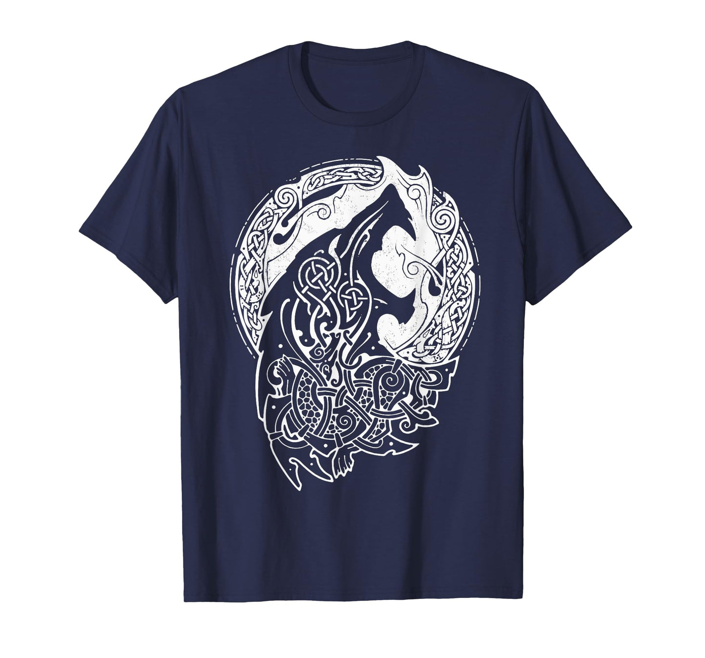 Wolf Celtic Proud Viking Warrior Nordic Mythology T-Shirt