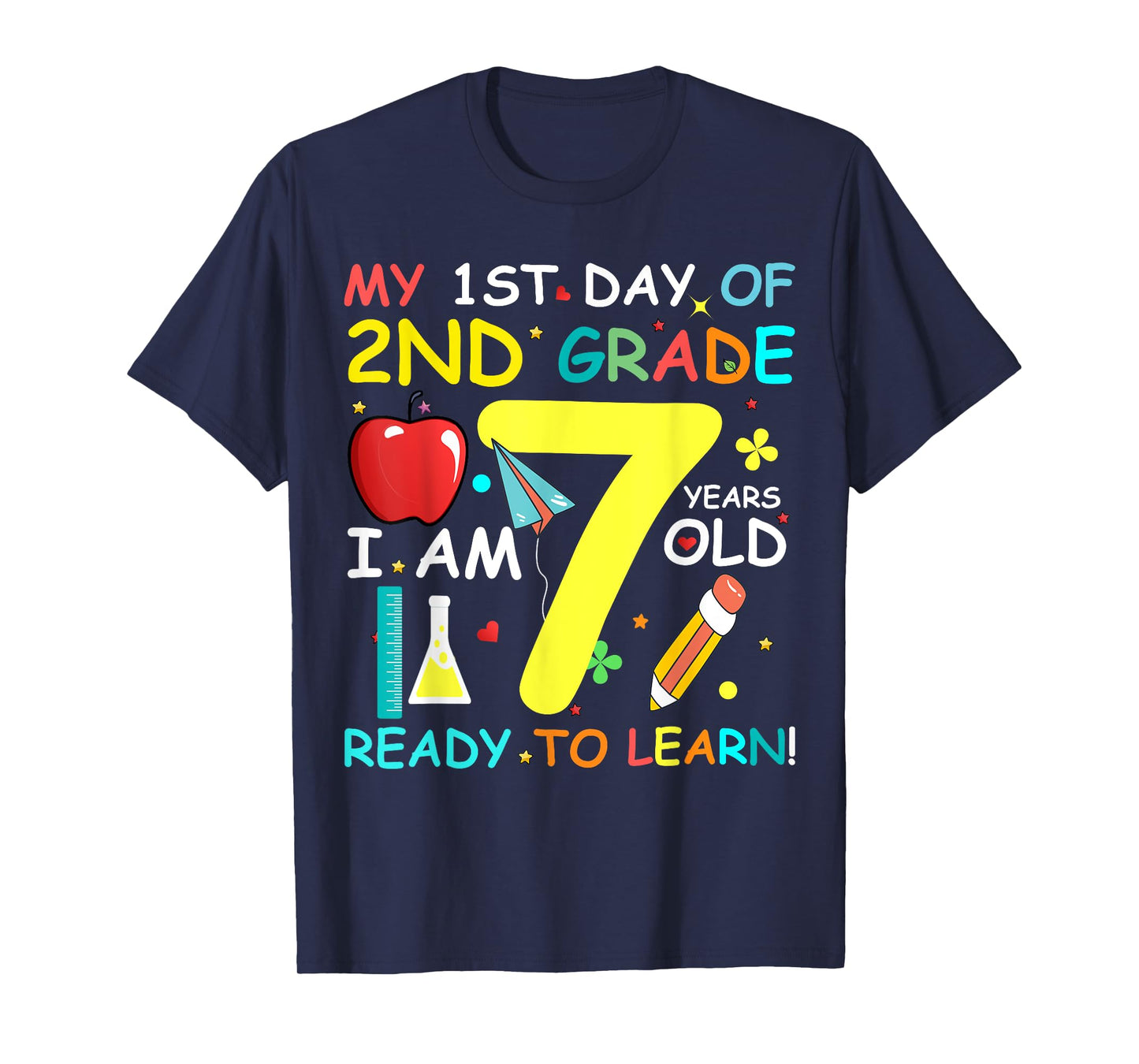 Back To School 2nd Grade Boys Girls First Day Of School T-Shirt