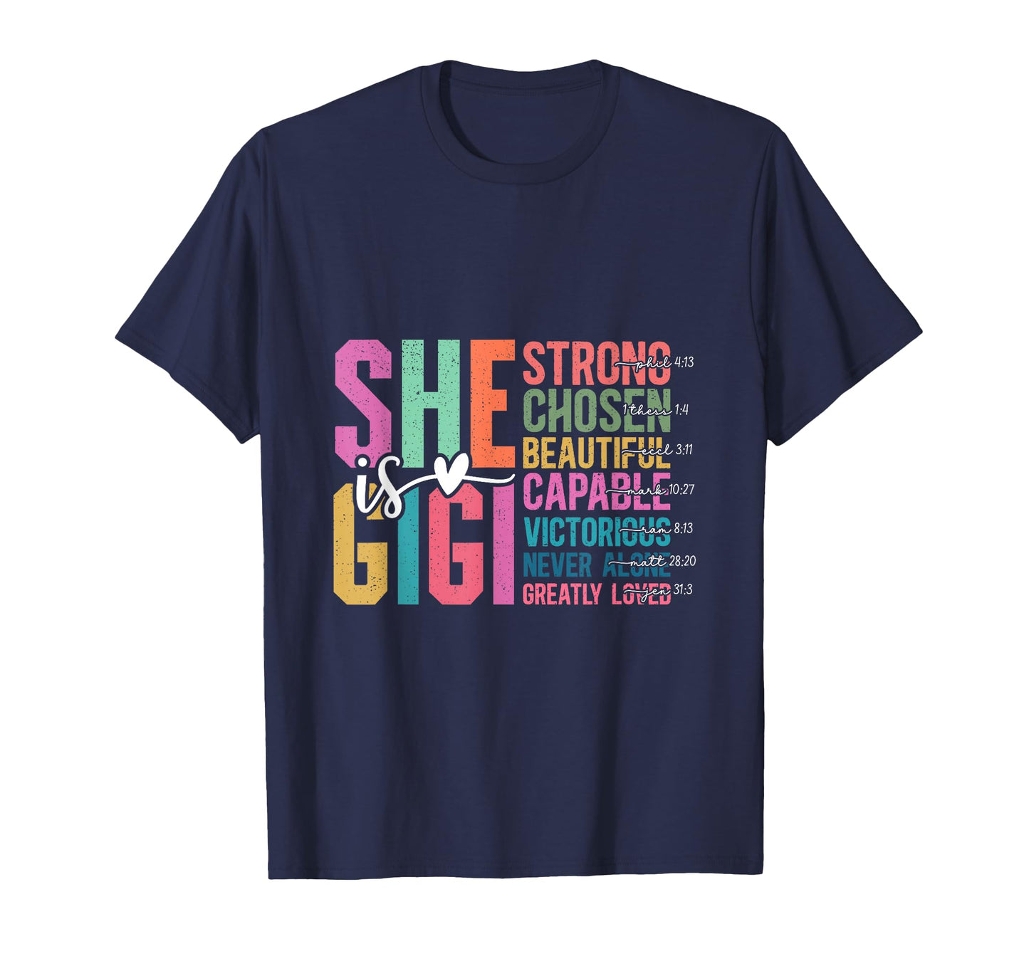 She is Gigi Christian Mother's Day Present For Grandma Women T-Shirt