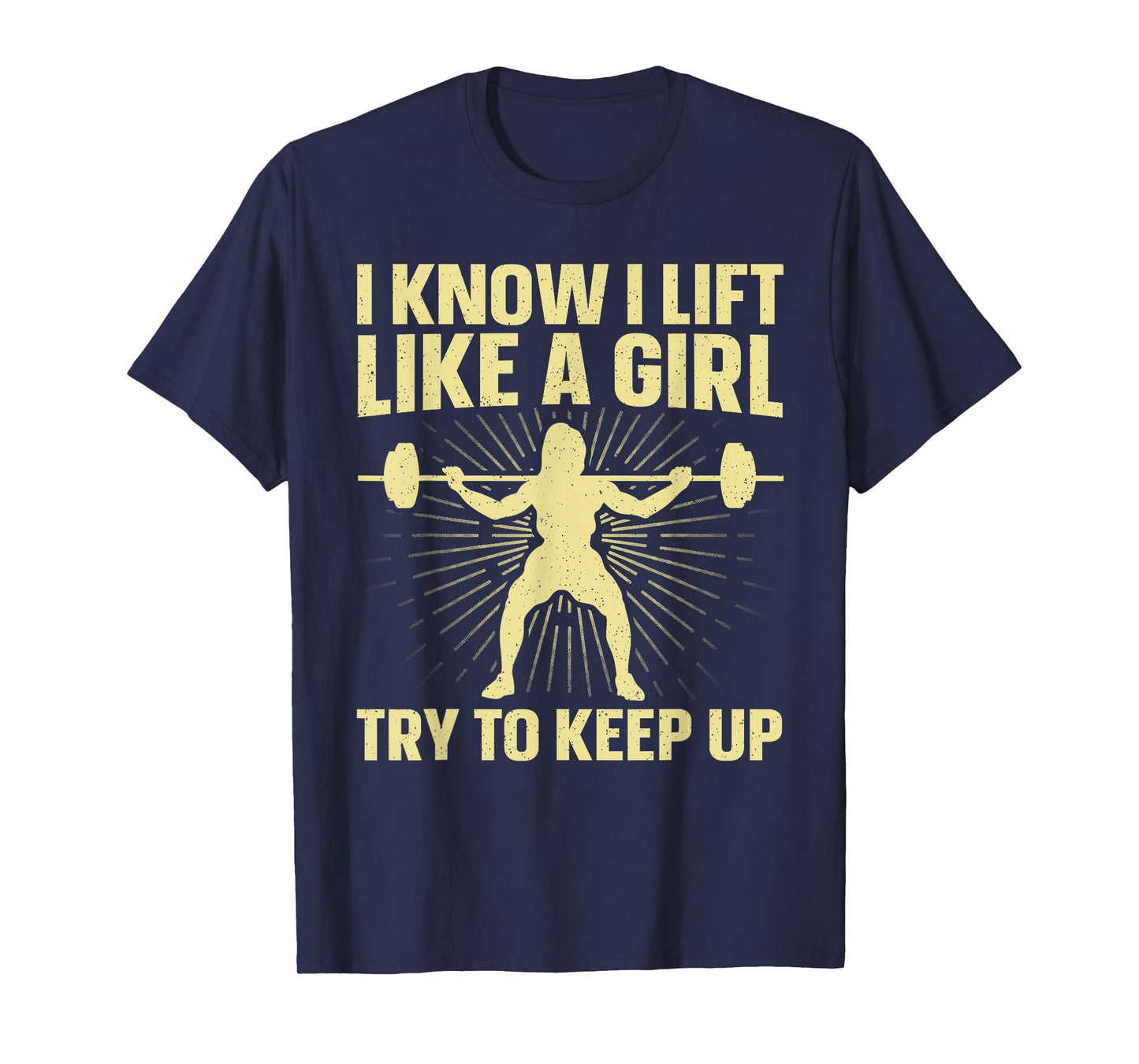 Powerlifting Art For Women Girls Weightlifting Power Lifting T-Shirt