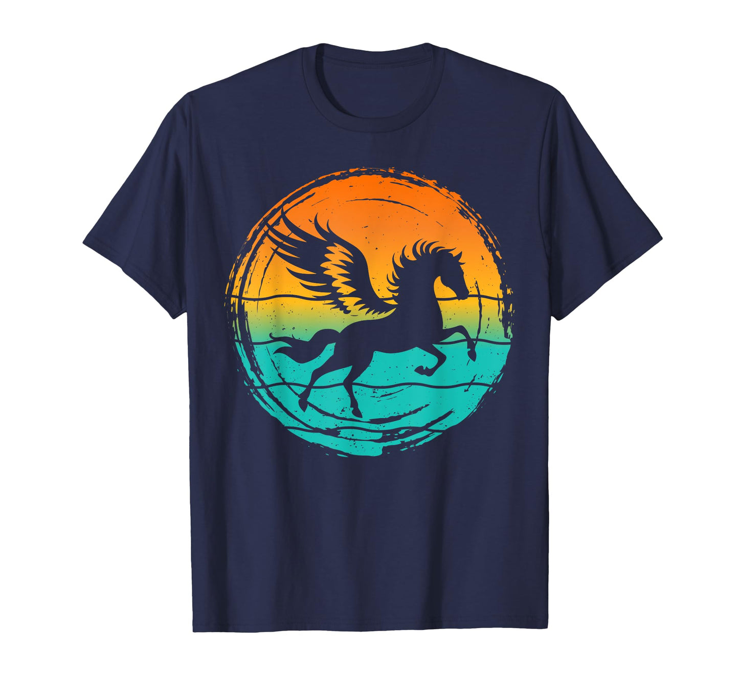 Greek Mythology Pegasus Wings Horse Stallion Vintage T-Shirt