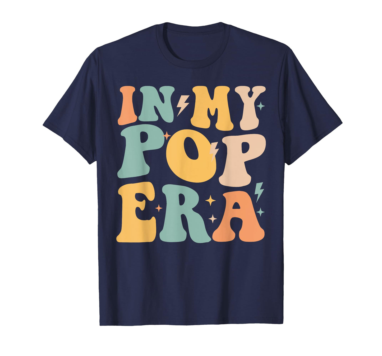 Retro Groovy In My Pop Era Father's Day T-Shirt