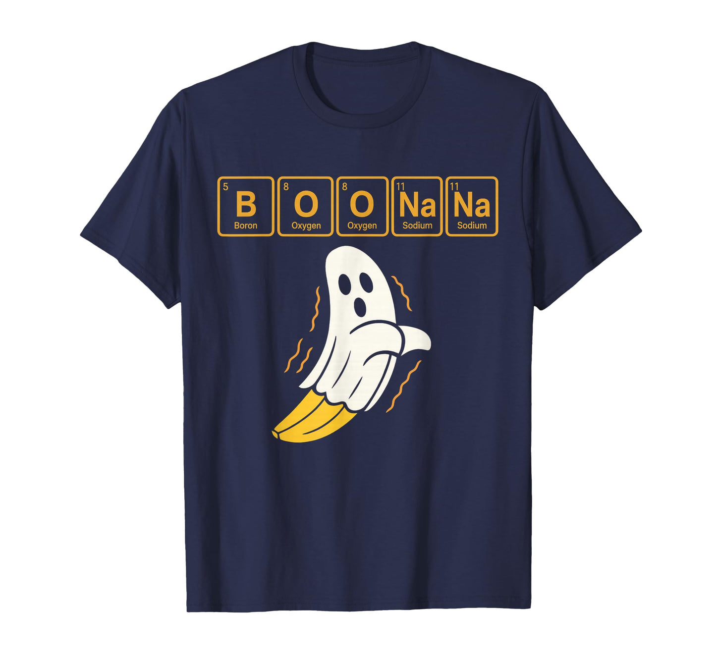Chemistry Boonana Banana Ghost Cute Halloween Funny Teacher T-Shirt