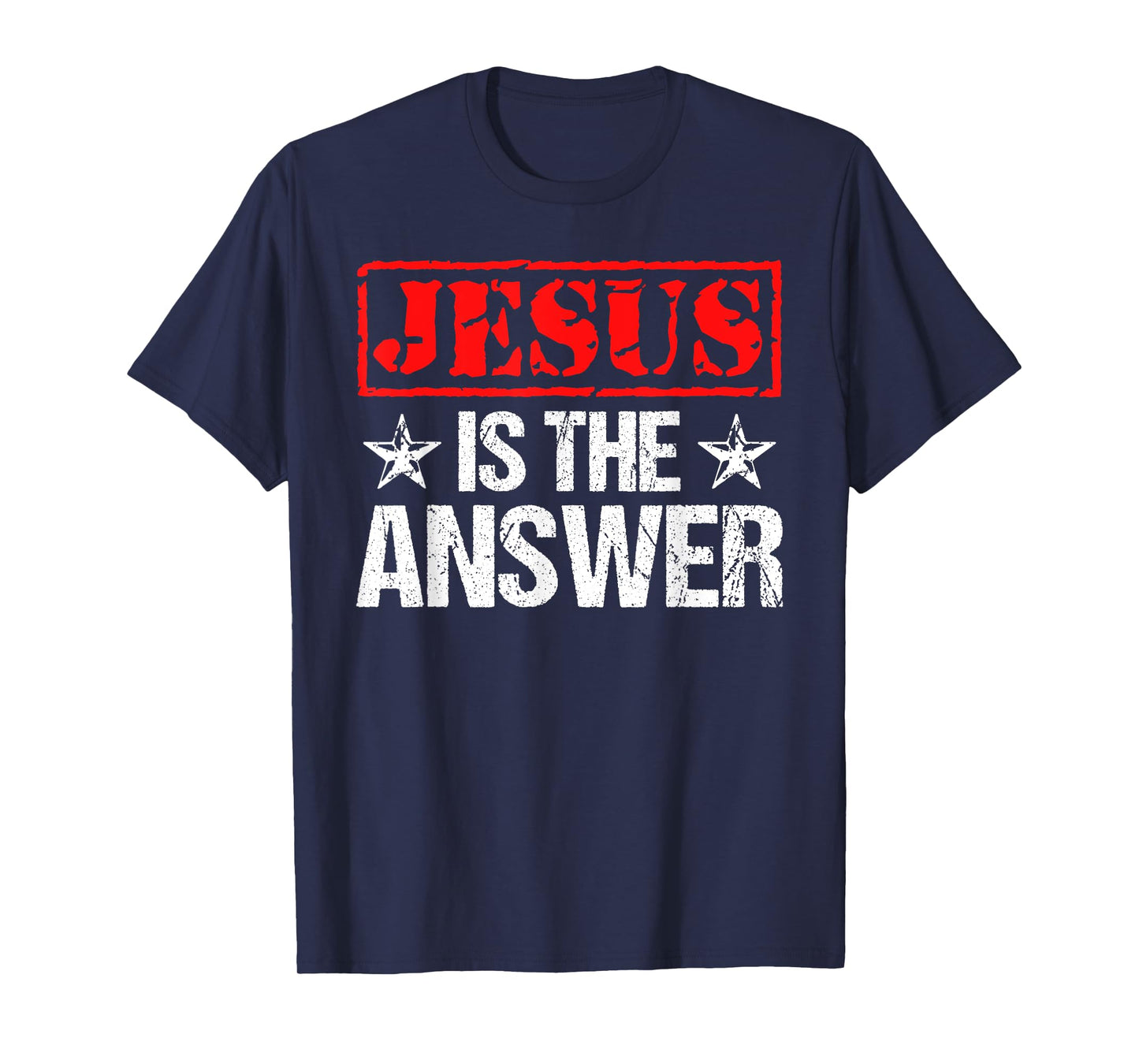 Jesus Is The Answer Christian Faith Gift T-Shirt