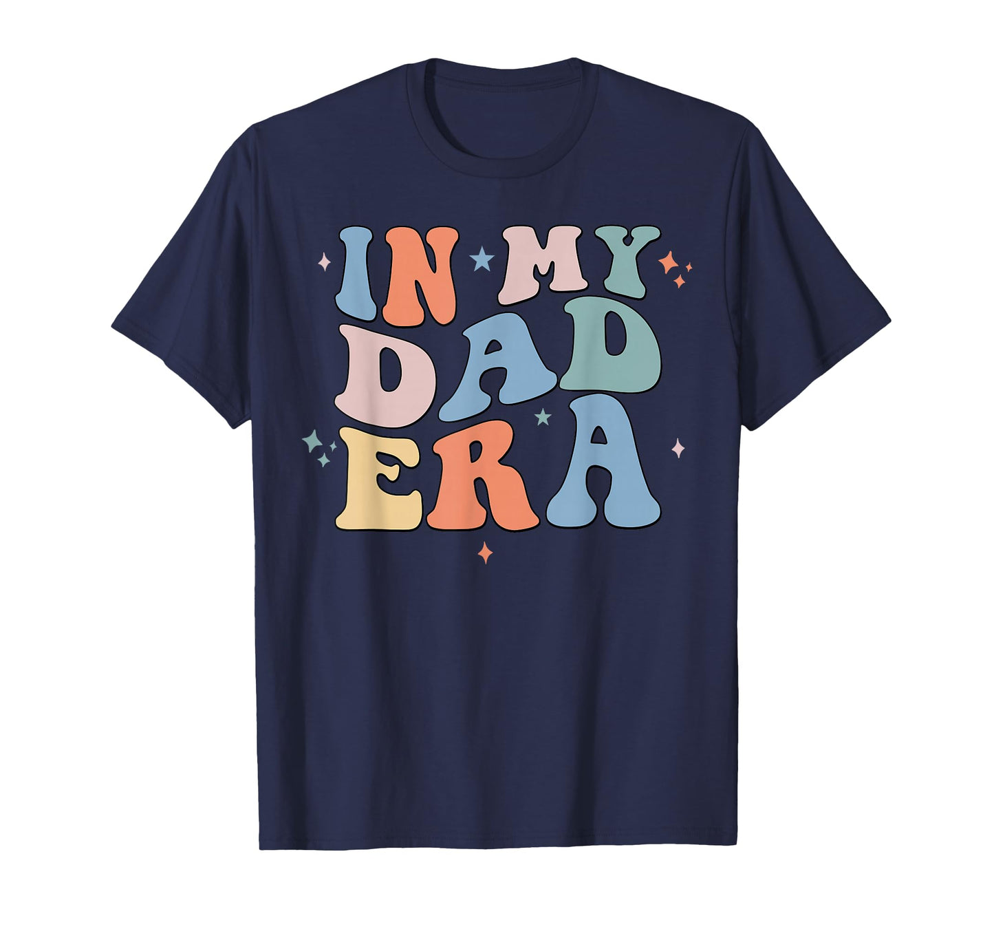In My Dad Era Retro Groovy Father's Day T-Shirt