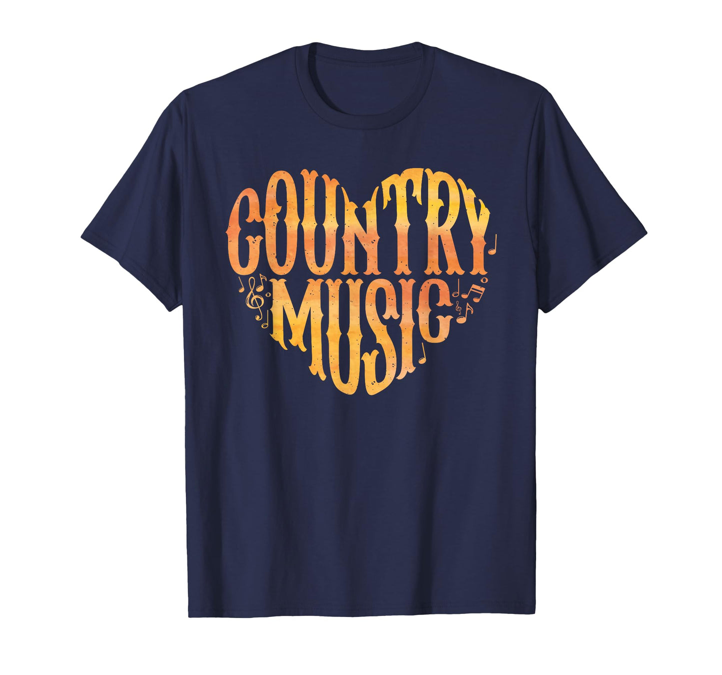 Cute Country Music Art For Men Women Concert Country Music T-Shirt