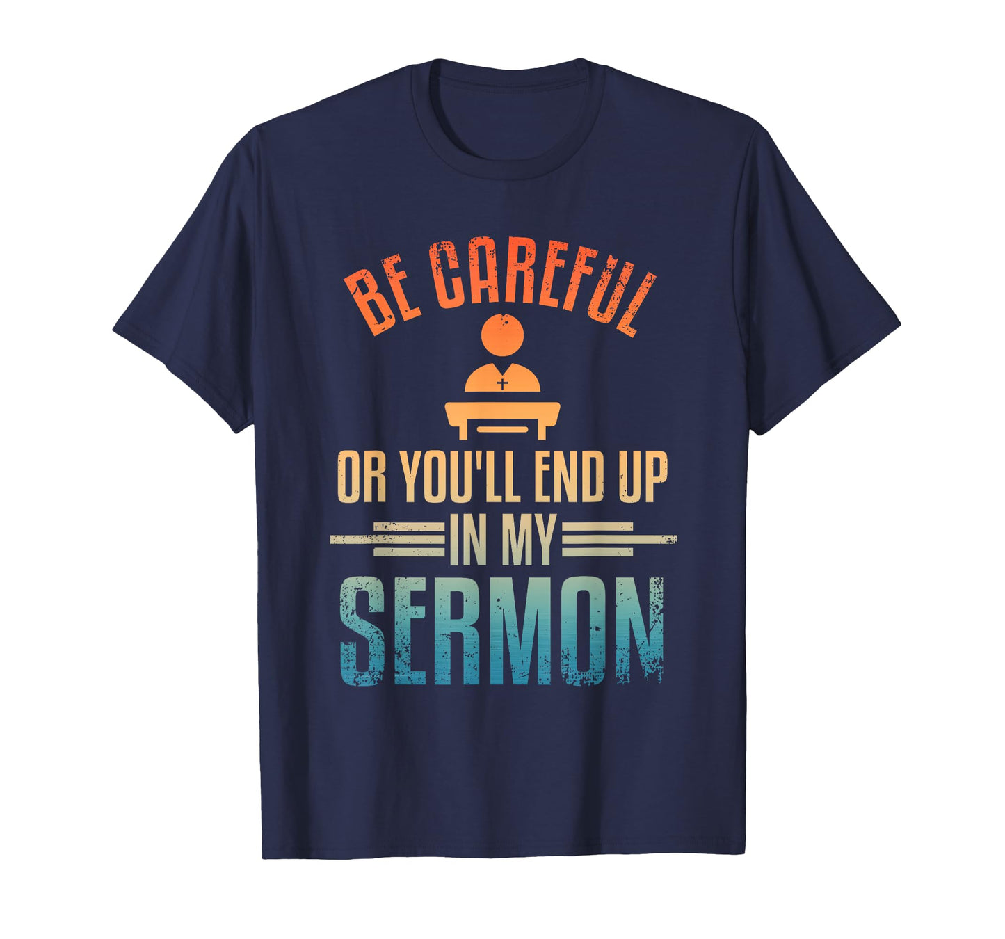Pastor Art For Men Women Ordained Minister Clergy Sermon T-Shirt