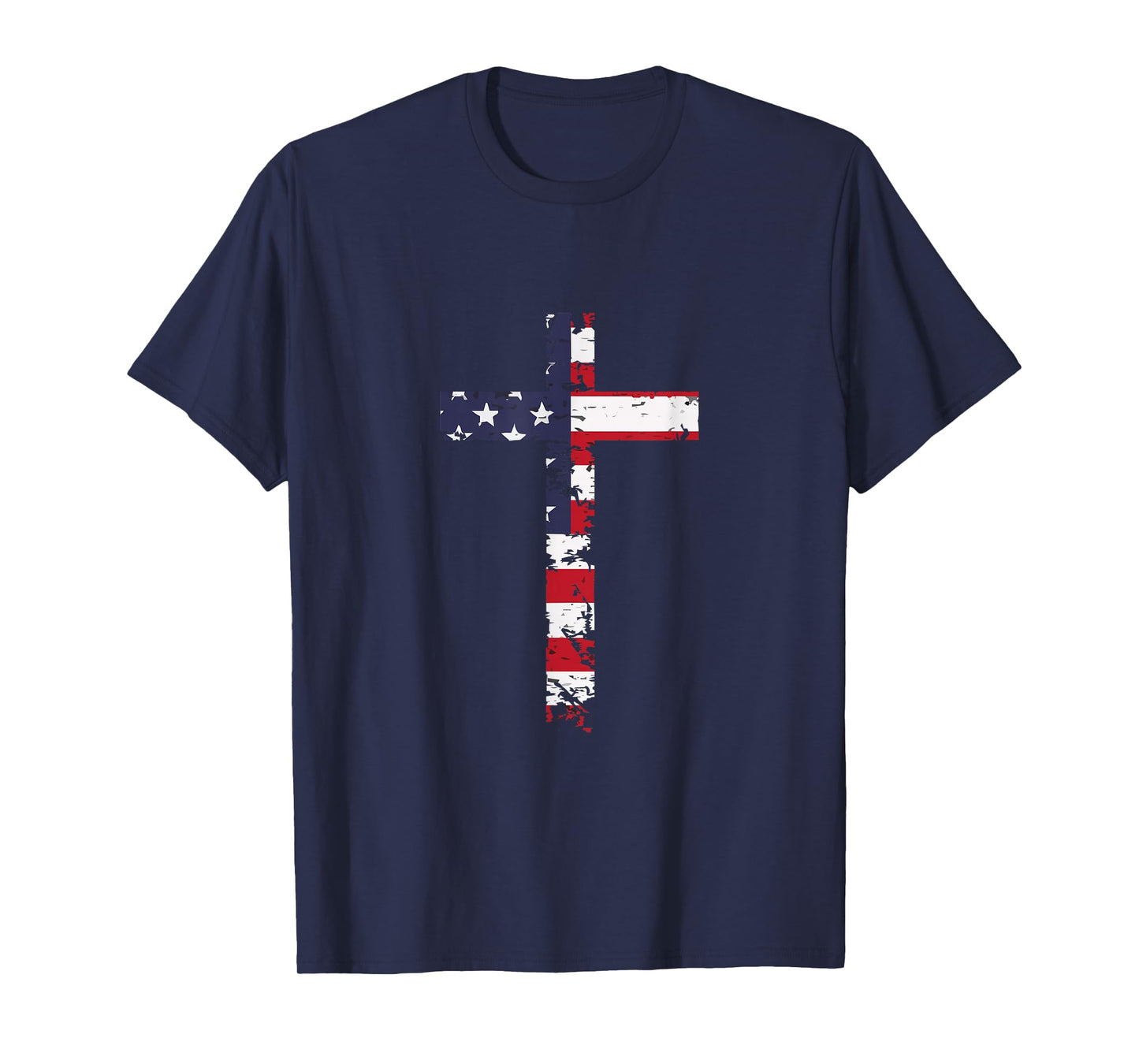 USA Flag Cross T-Shirt