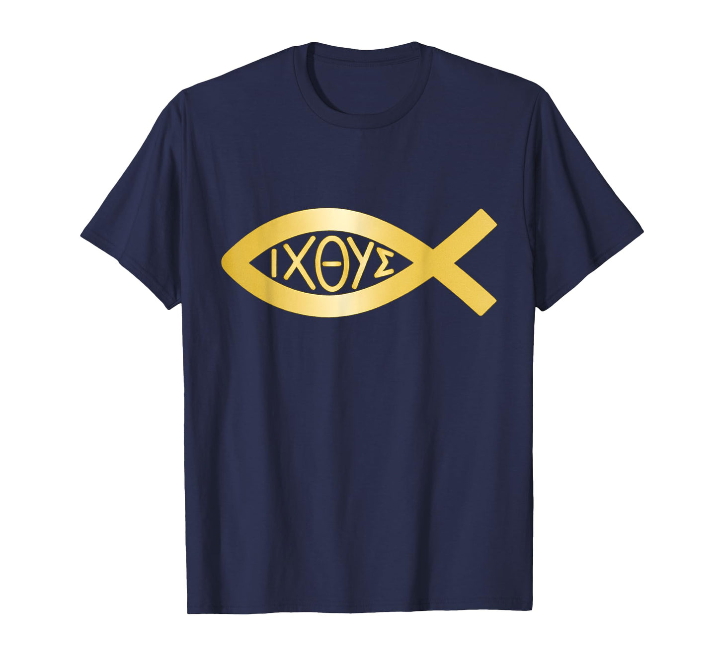 Christian Ichthys Ichthus Symbol - Jesus Fish T-Shirt