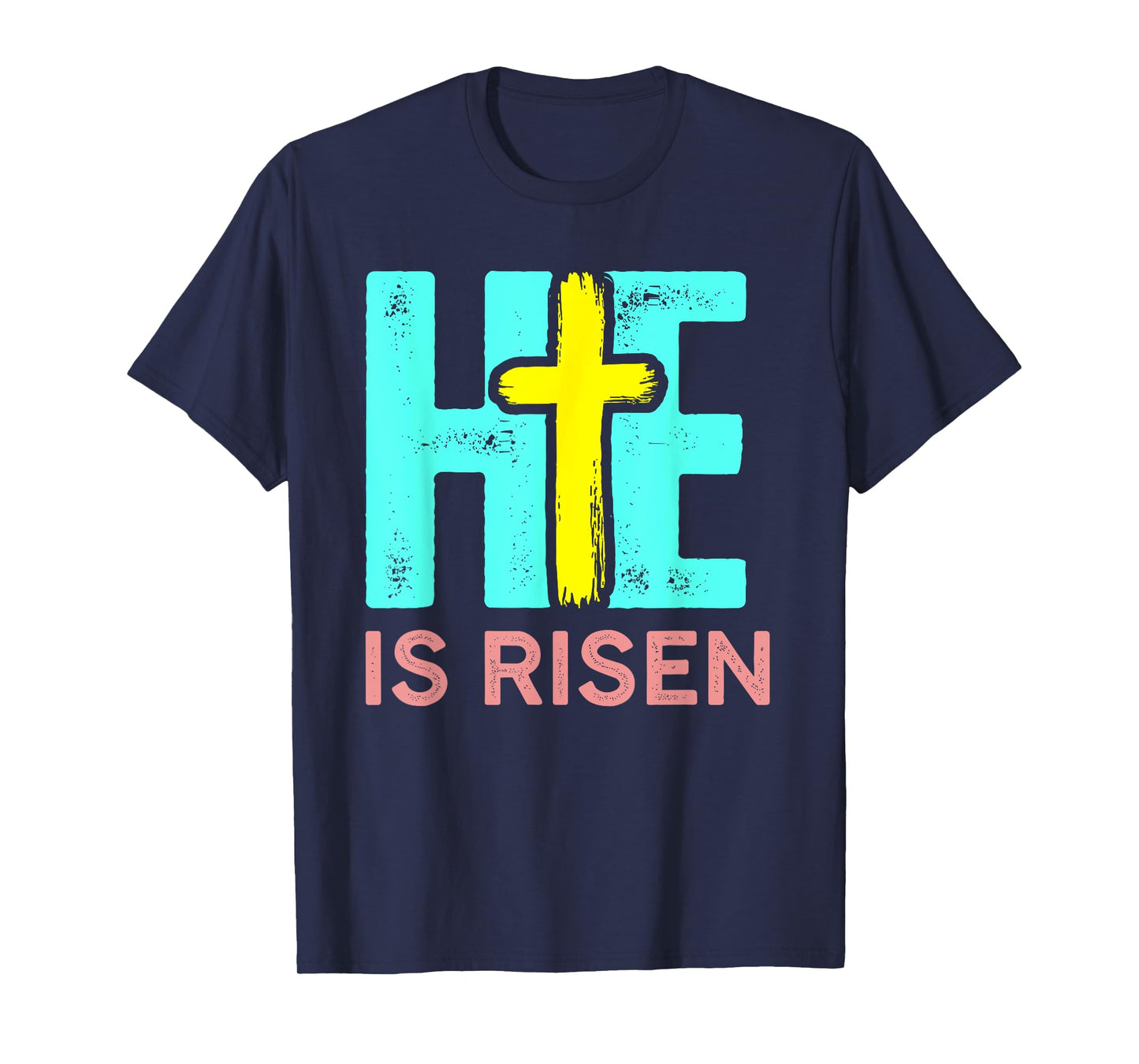 He is risen christian jesus cross for easter T-Shirt