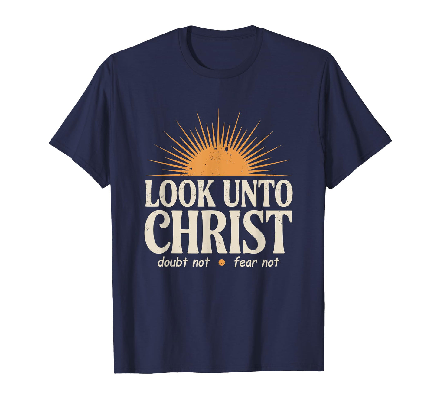 Look Unto Christ With Sun 2025 Youth Theme LDS Christian T-Shirt