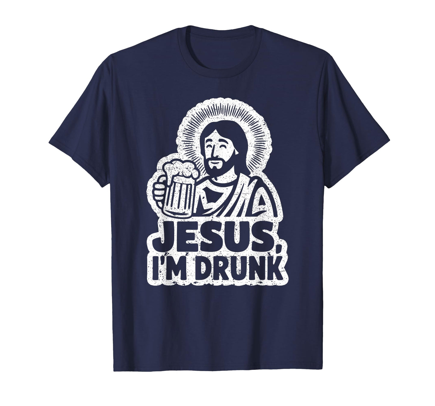 Jesus I'm Drunk Party Drinking Humor Pun Fun T-Shirt