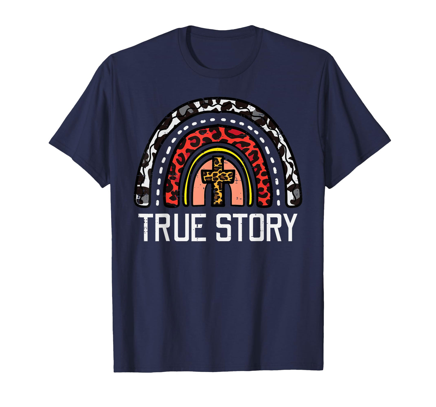 True Easter Story Rainbow Religious Christian Women Girls T-Shirt