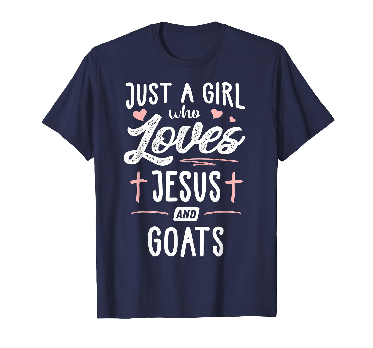 Just A Girl Who Loves Jesus And Goats Women T-Shirt