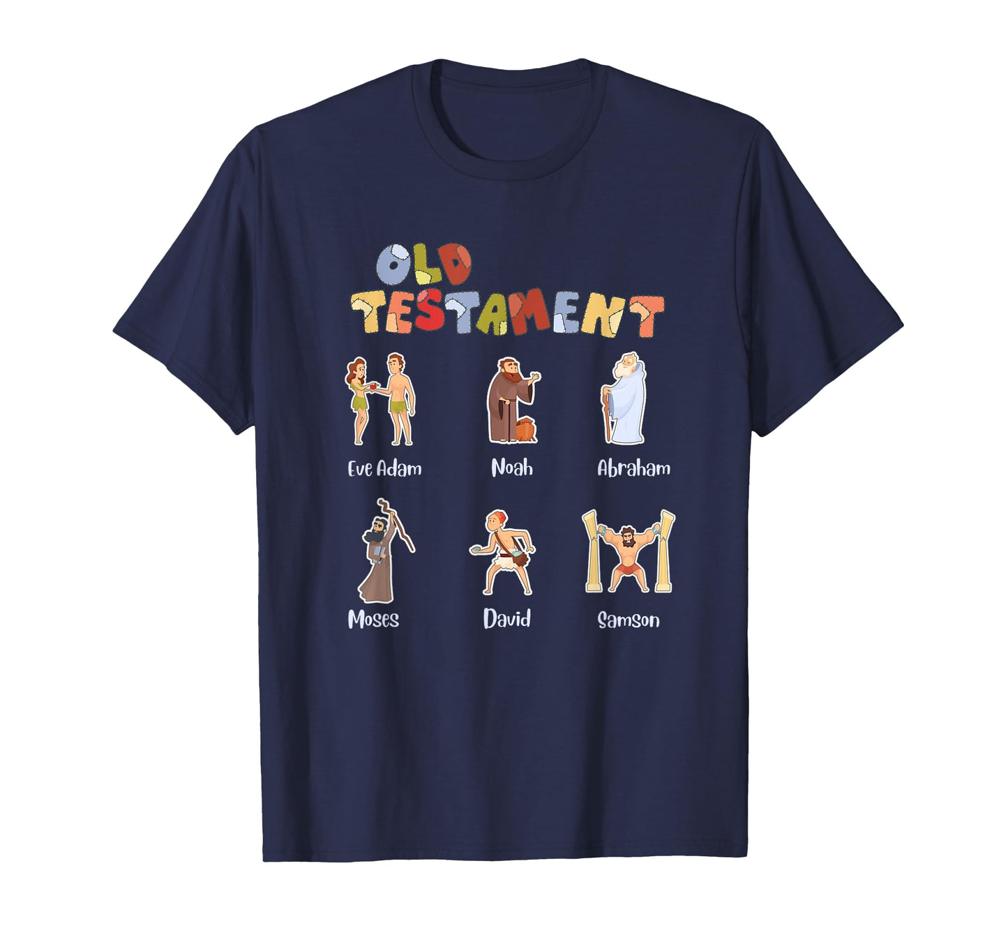 Christian Old Testament Verse Shirt Bible Characters T-Shirt