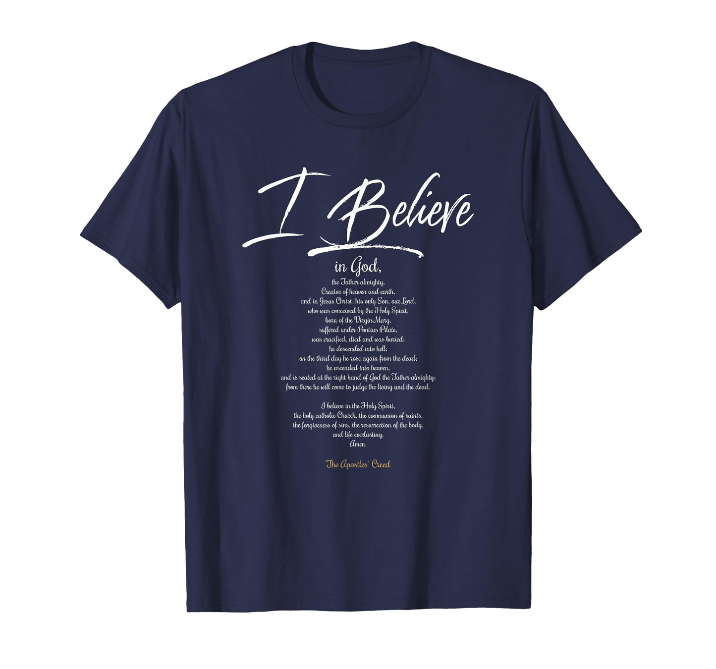 Apostles Creed Shirt T-Shirt