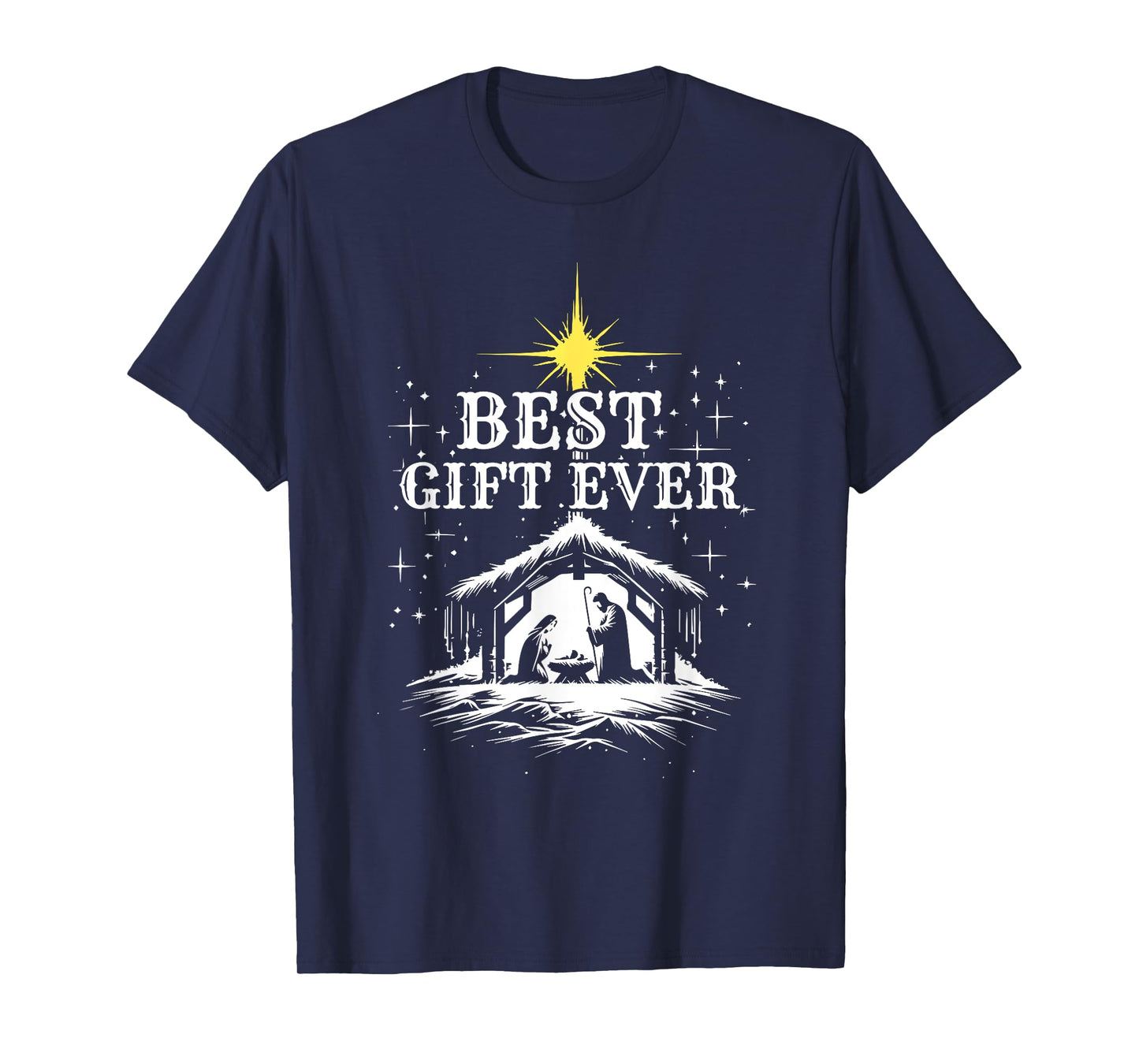 Best Ever Christmas Cool Jesus Nativity Scene Christian T-Shirt