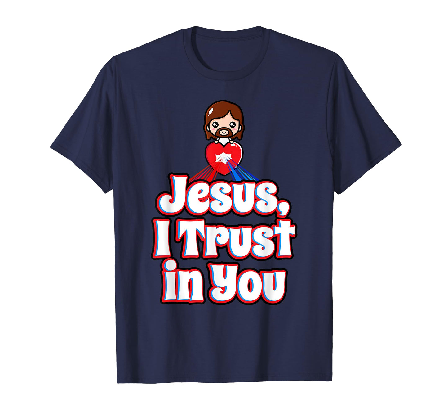 Divine Mercy for Kids Jesus I Trust in You St Faustina Cute T-Shirt