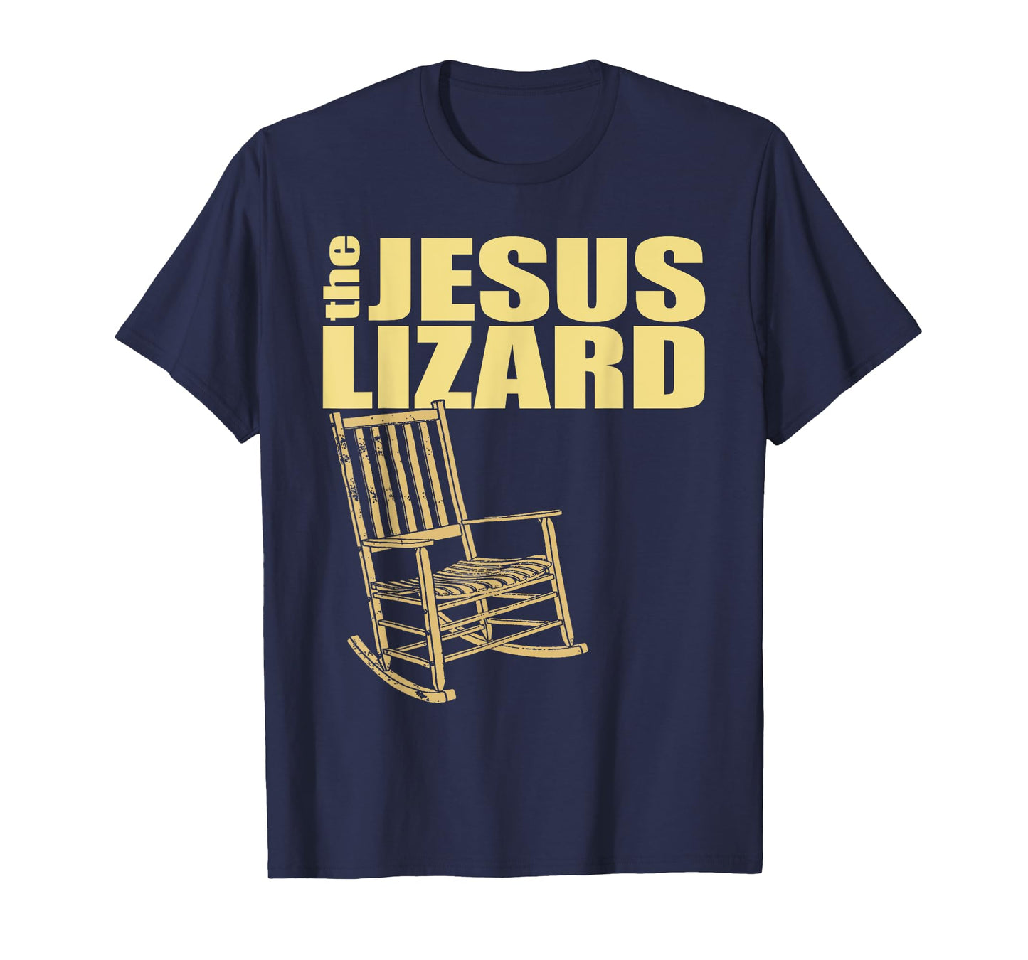 The Jesus Lizard Funny Chair Saying Christian Faith Music T-Shirt