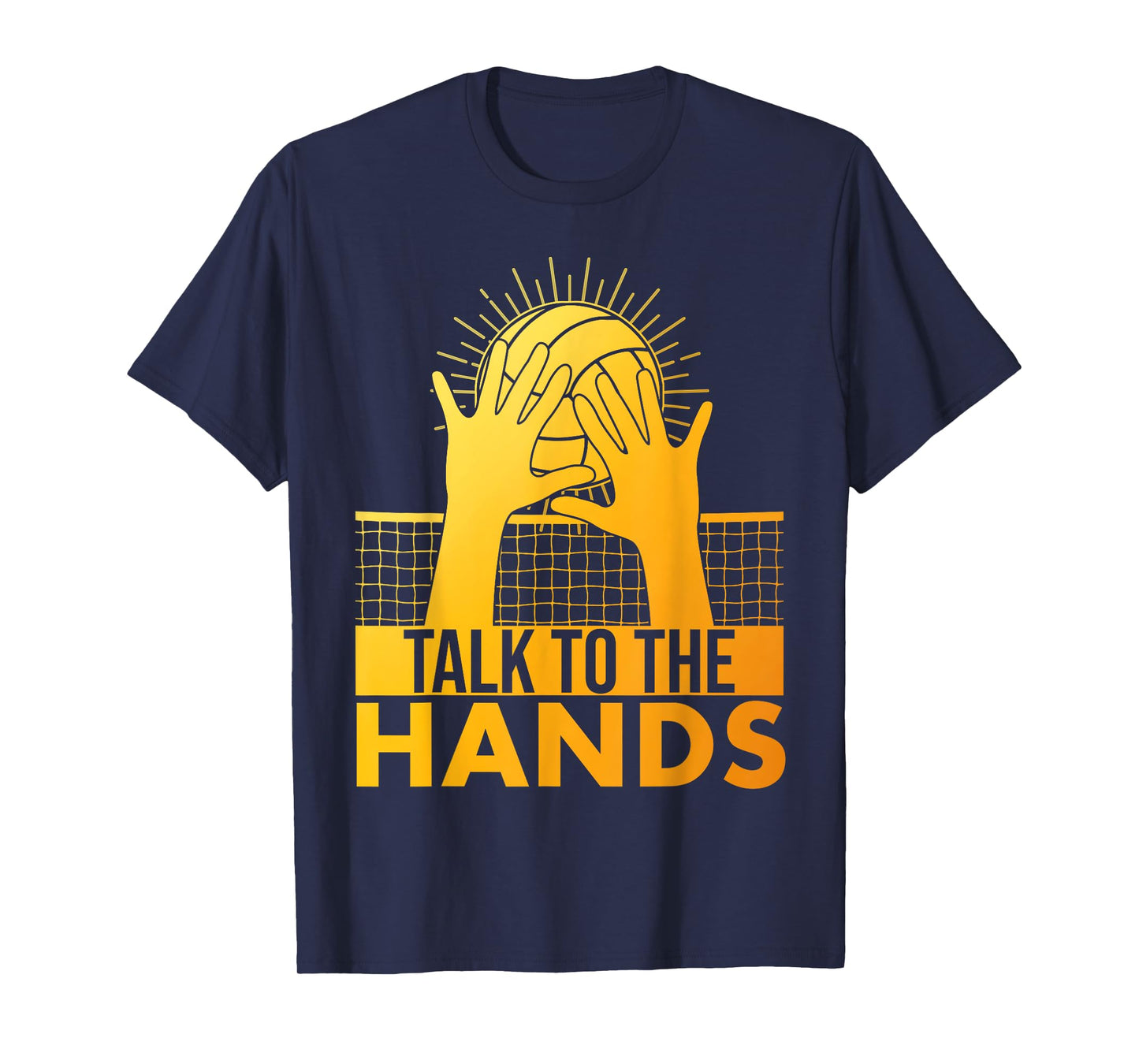 Funny Volleyball Art For Men Women Blocker Volleyball Player T-Shirt