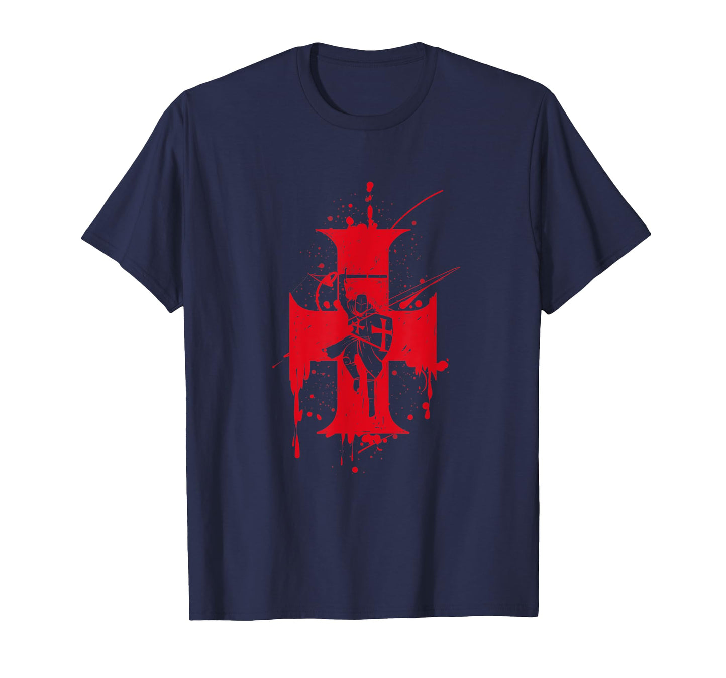Catholic Templar Knights Templar Cross T-Shirt