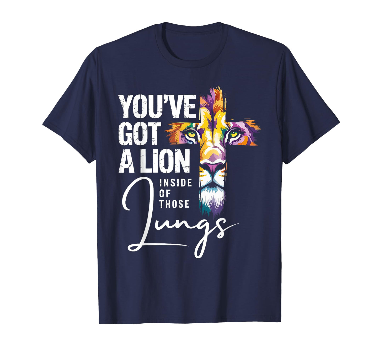 Brandon You Got a Lion Inside of Those Lungs Praise the Lord T-Shirt
