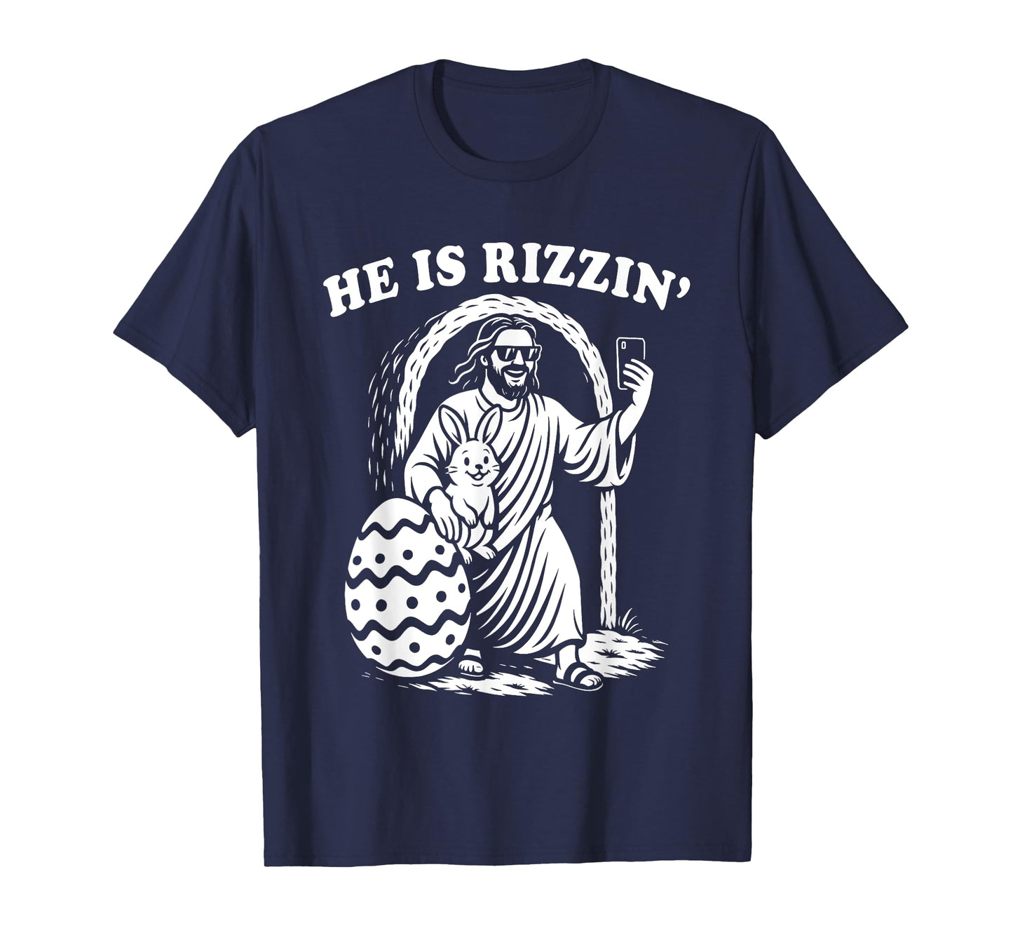 He Is Rizzin Funny Rizz Easter Meme T-Shirt