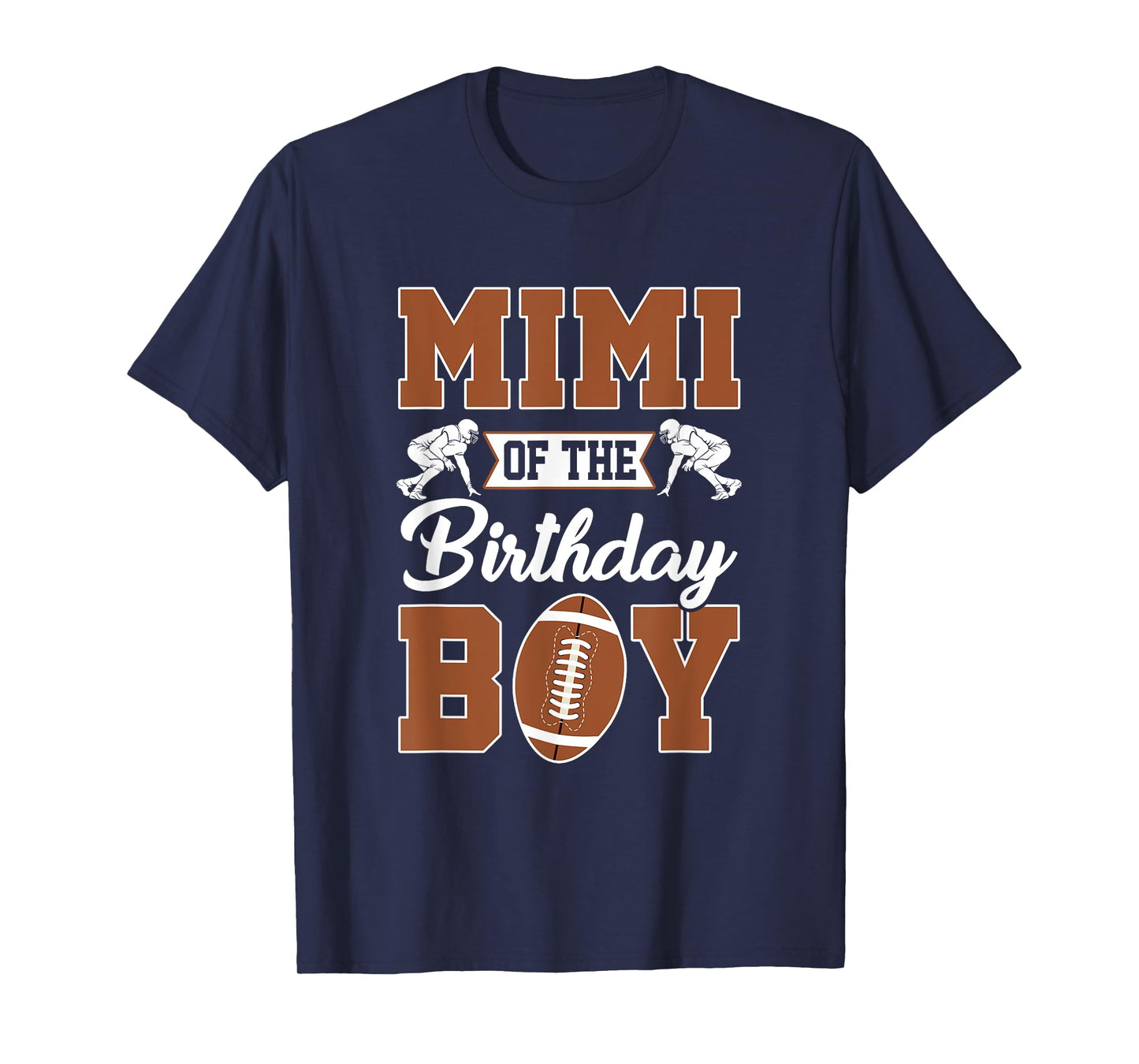 Mimi Of The Birthday Boy Football Party Family Matching T-Shirt