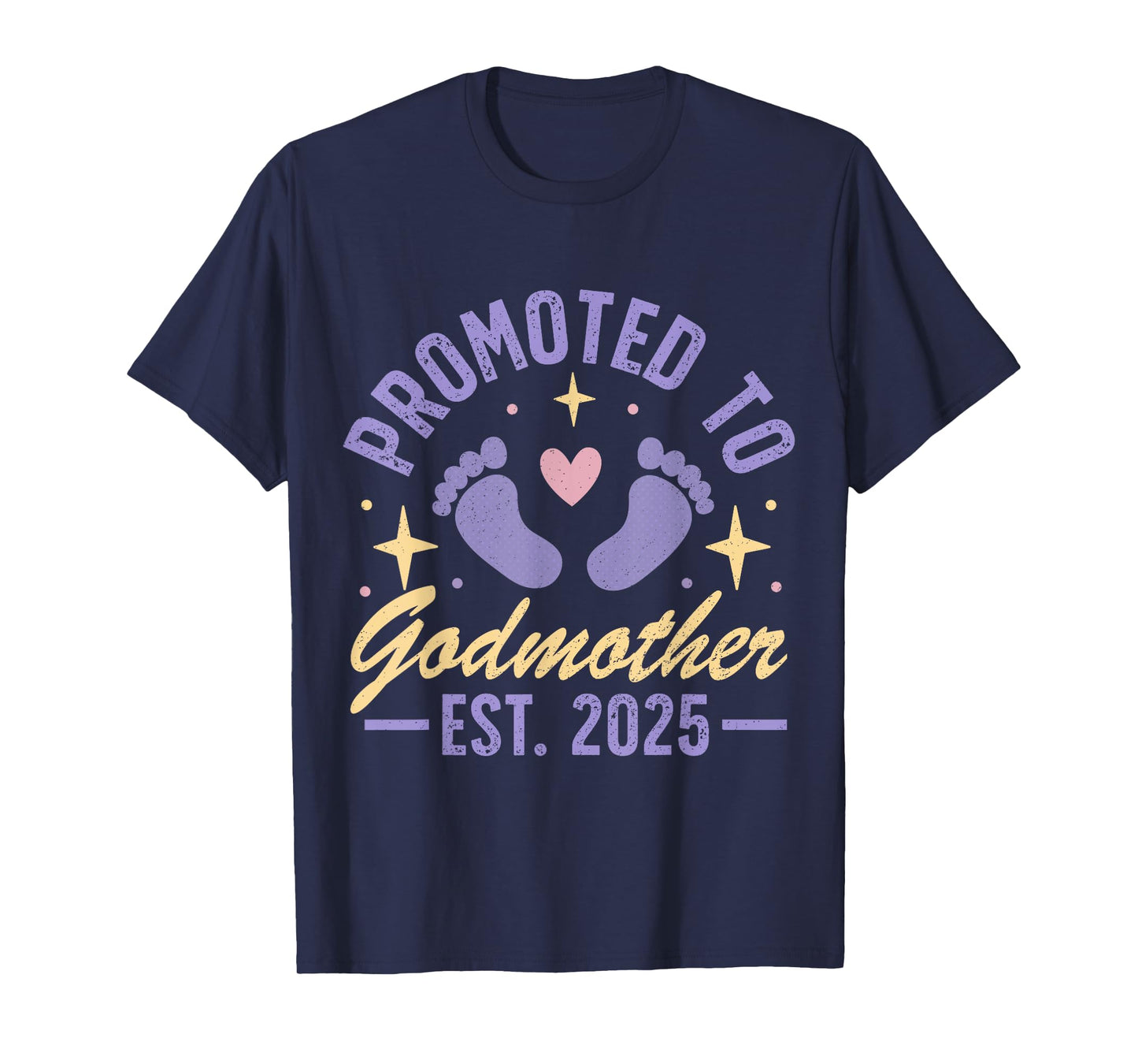 Promoted To Godmother 2025 T-Shirt