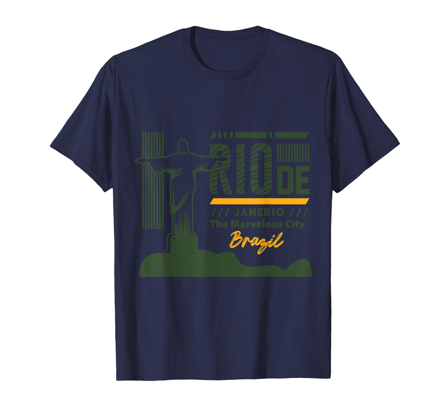 Christ the Redeemer from Rio de Janeiro in Brazil City T-Shirt