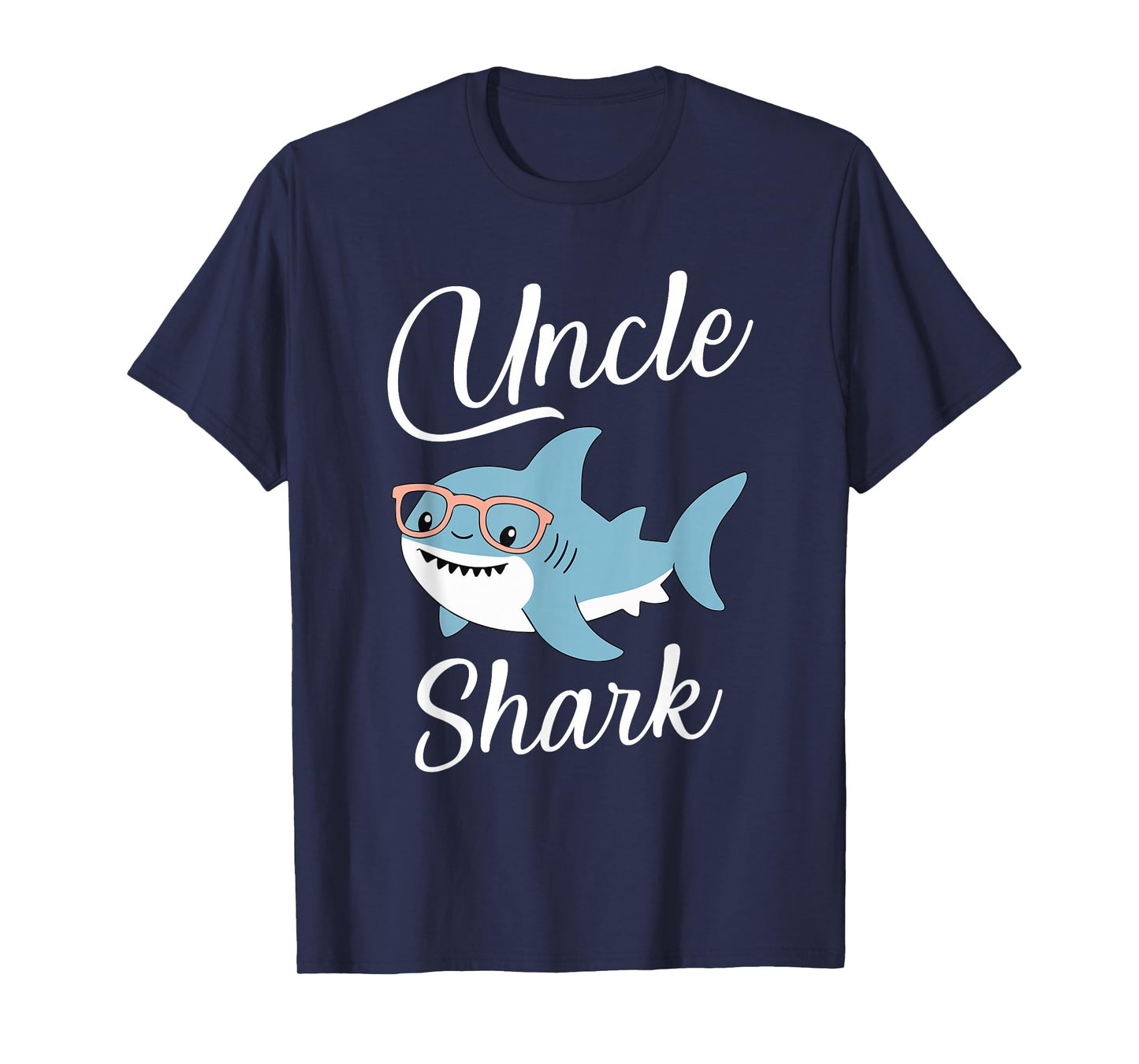 Uncle Shark Funny Matching Family Grandpa T-Shirt