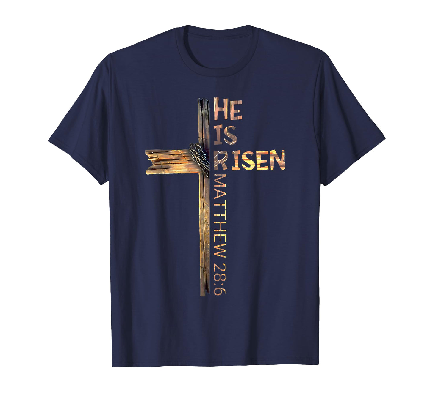Easter Christian He Is Risen Sun Resurrection Men Women Kids T-Shirt
