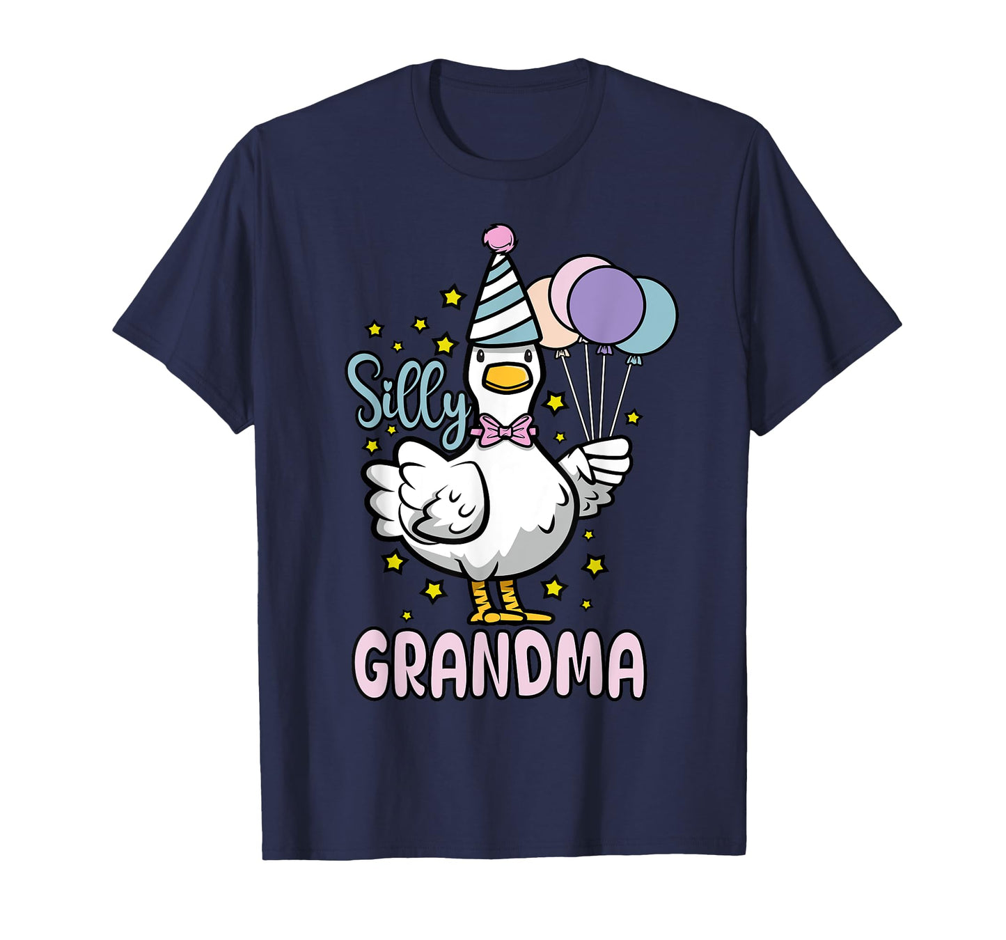Silly Grandma Goose Silliest Birthday Party Family Matching T-Shirt