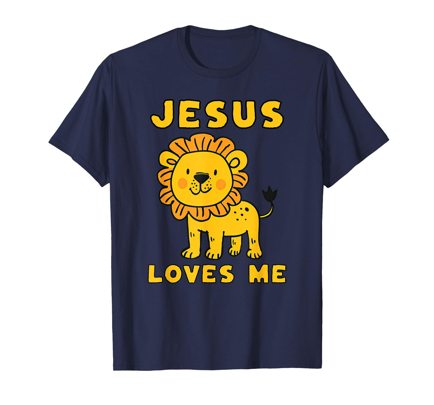 Jesus Loves Me Cute Lion Christian T-Shirt