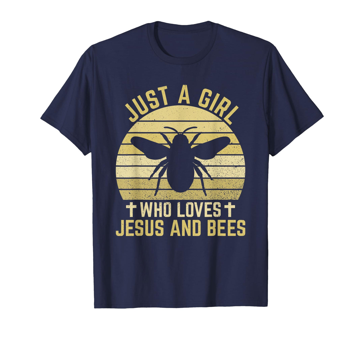Jesus And Bees - Christian Girl And Women T-Shirt