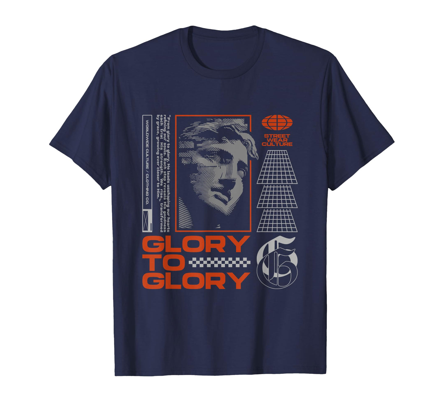 Glory to Glory | Christian Growth Statement T-Shirt