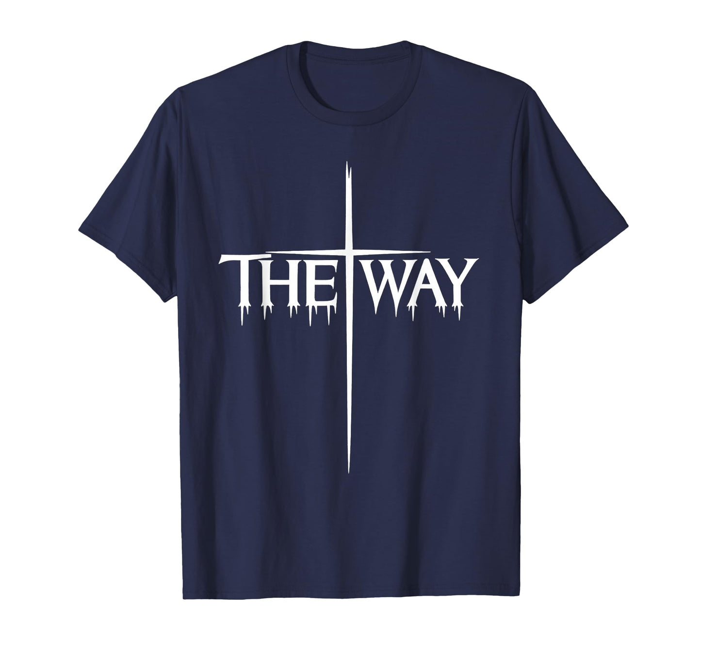 The Way Jesus Cross Graphic Scripture Inspired Wear T-Shirt