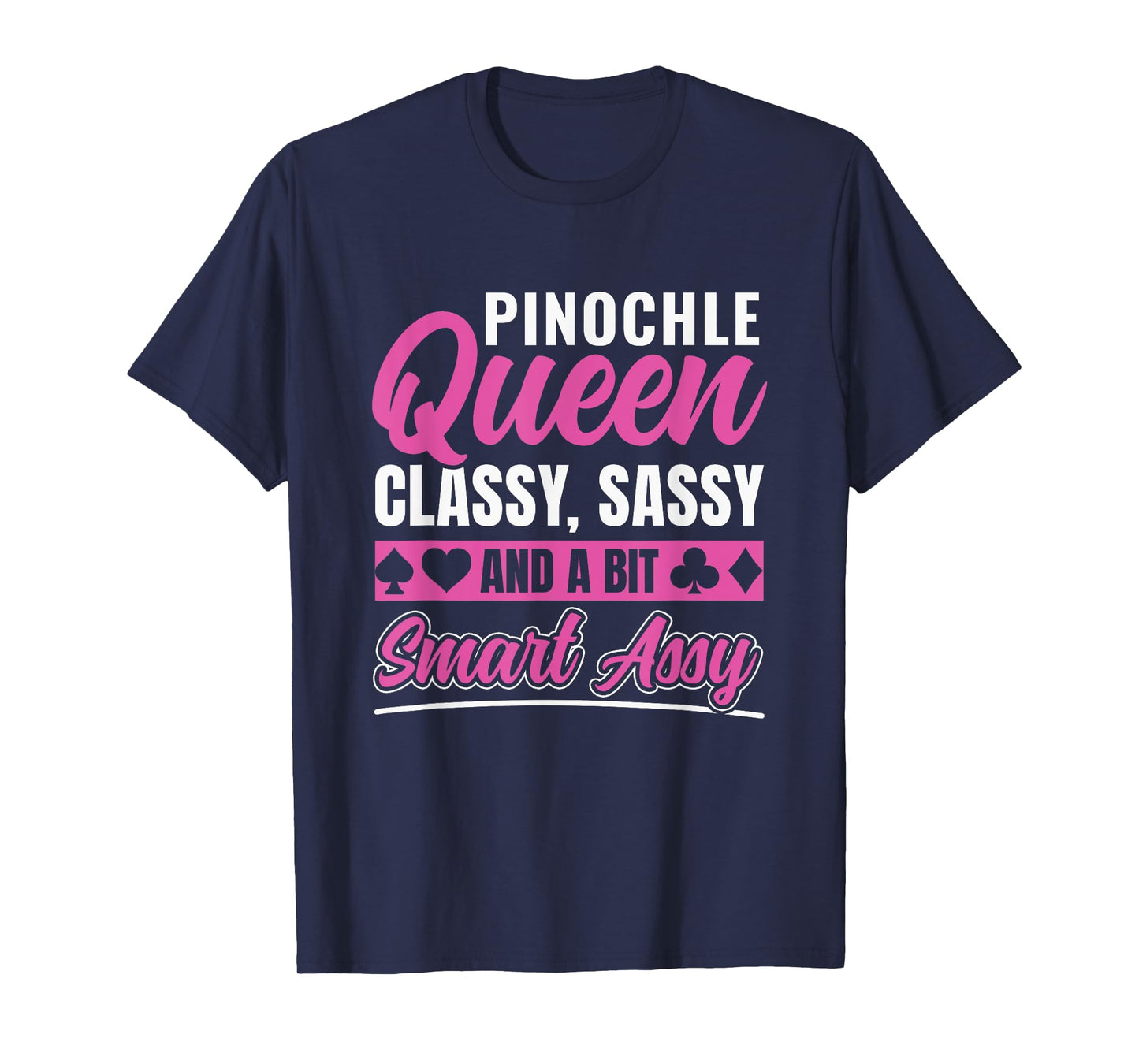 Womens Pinochle Queen Funny Pinochle Player T-Shirt