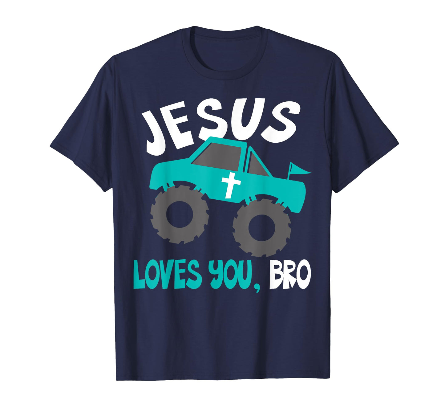 Toddler Jesus Loves You Bro Funny Christian Kids Boy God Son T-Shirt