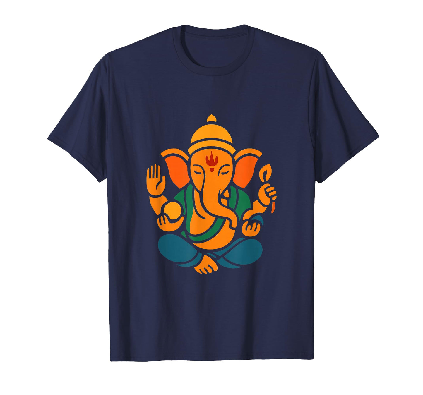 Ganesh Symbol Yoga Hindu Elephant God Ganesha Puja T-Shirt
