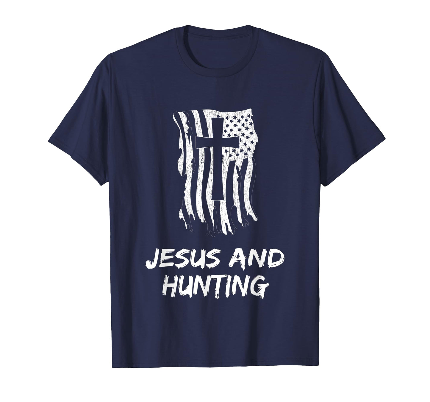 Jesus and Hunting Design for Christian Hunters Design T-Shirt