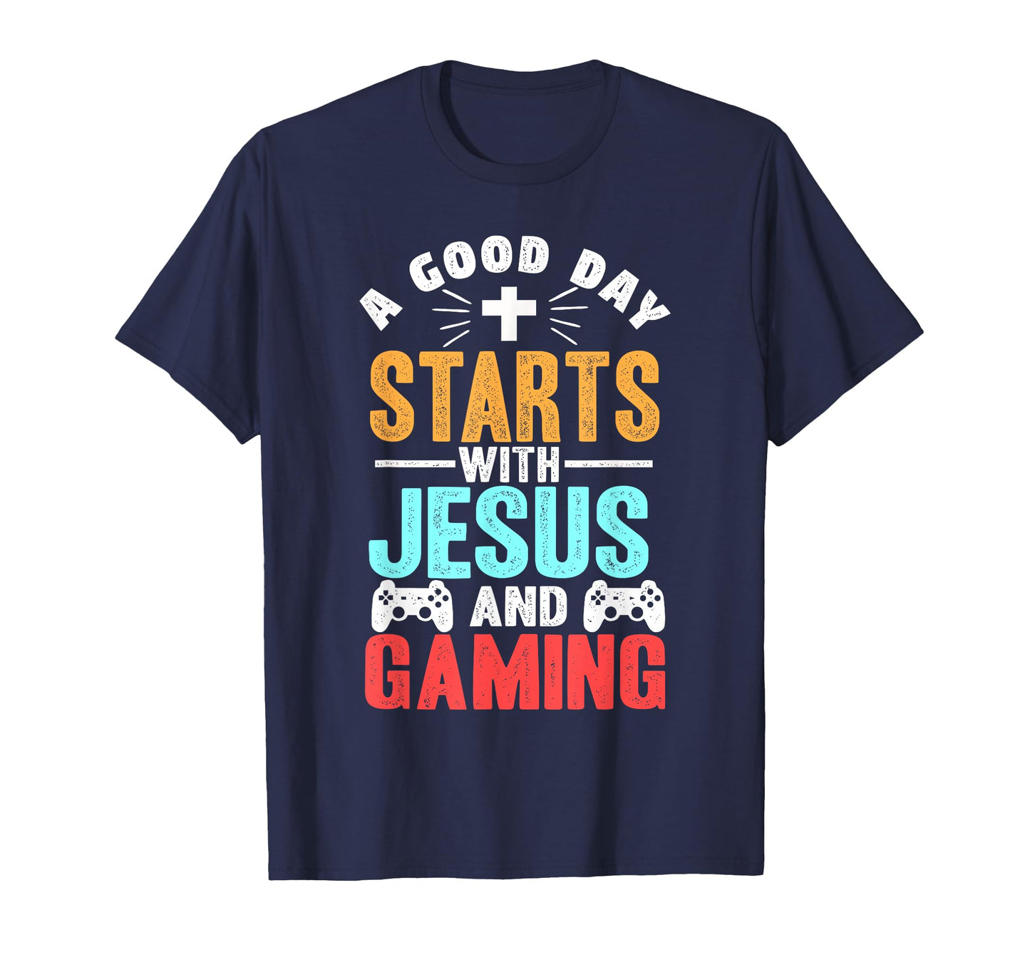 Funny Christian Jesus Gaming Gift for Christian Gamer T-Shirt