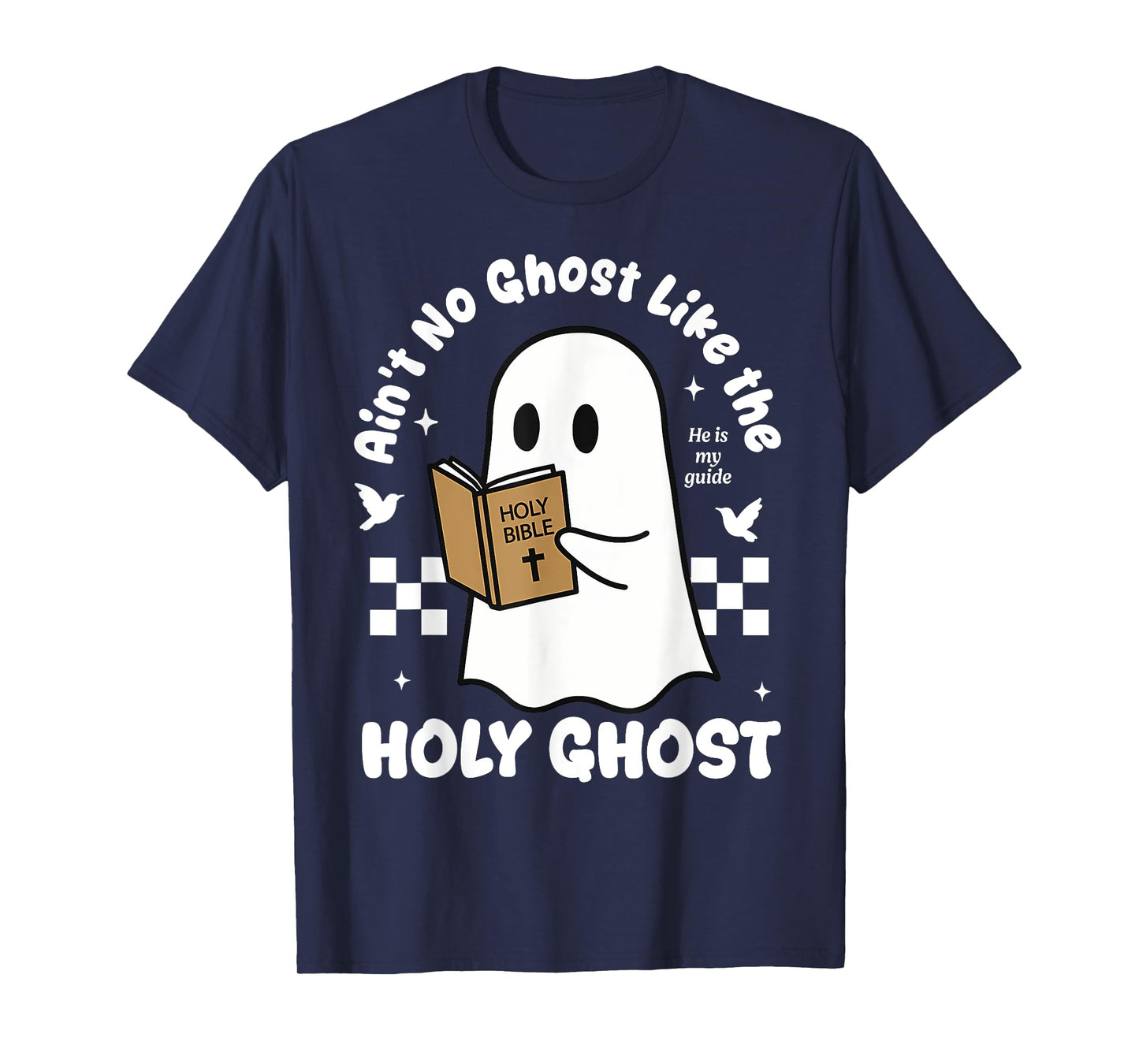 Holy Ghost Christian Fall, Funny Jesus, Cute Ghost Tee T-Shirt