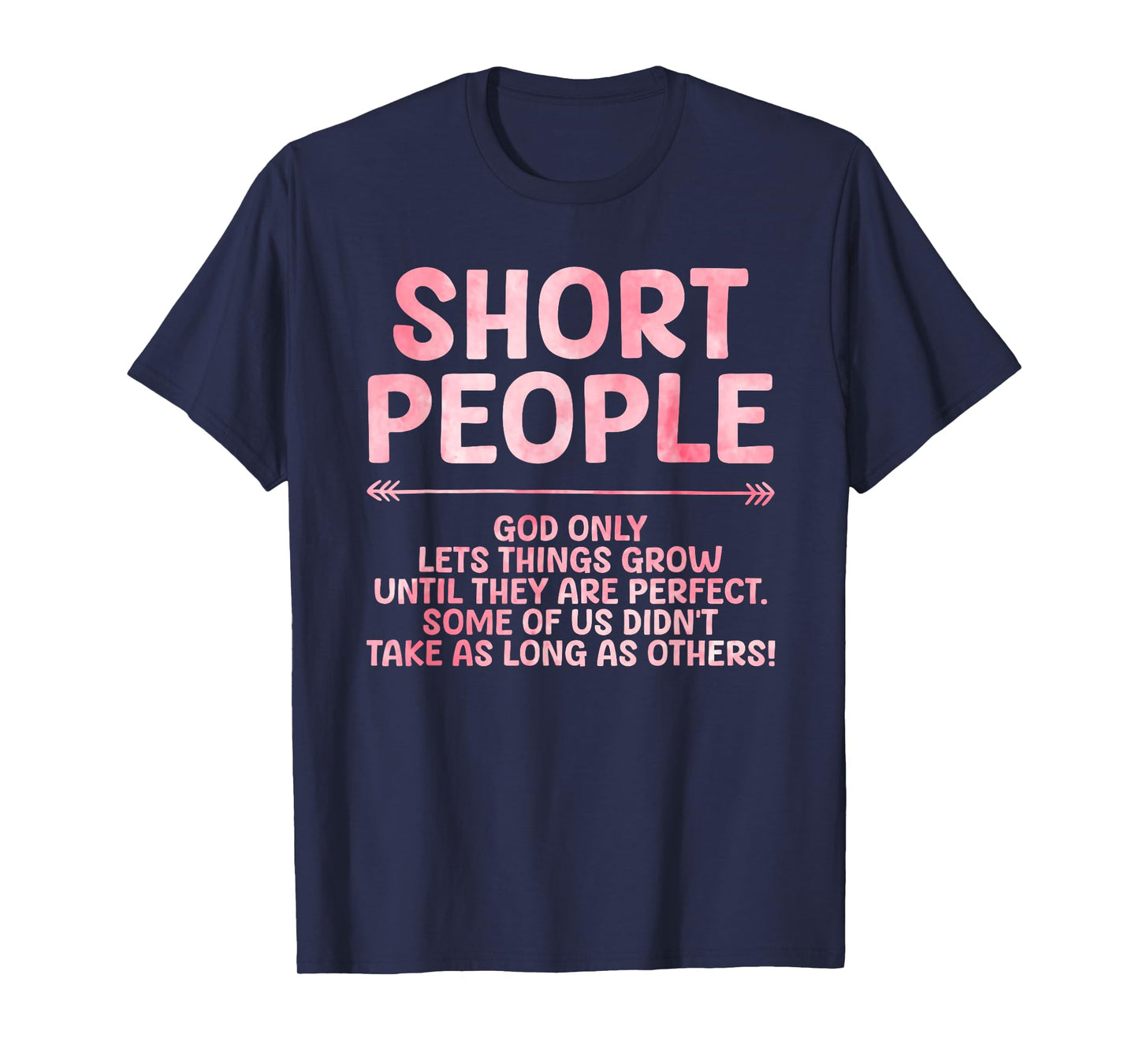 Funny Short People Art for Men Women Short Girl Short People T-Shirt