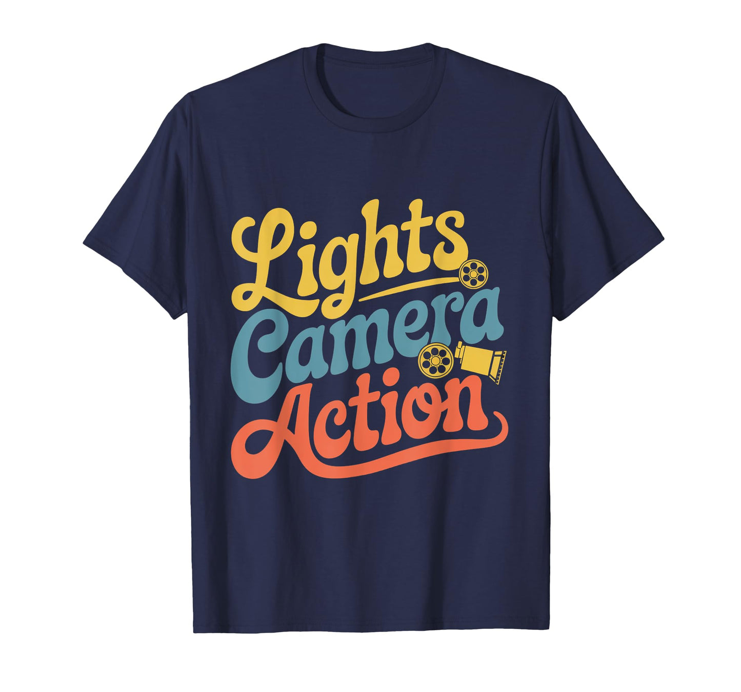 Director Film Crew Lights Camera Action Video Producer Quote T-Shirt